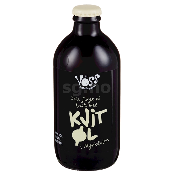 Voss fellesbryggeri kvit øl 4,7% 24x33cl