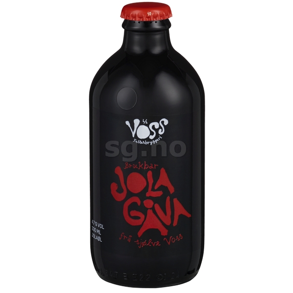 Voss fellesbryggeri brukbar julegåva 4,7% 24x33cl