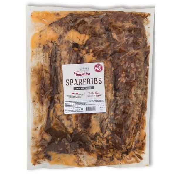 Spareribs kokt marinert    8xca1,3kg  kg