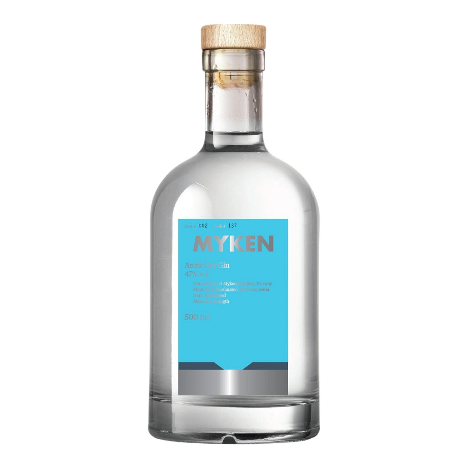Myken arctic gin   47%   50cl
