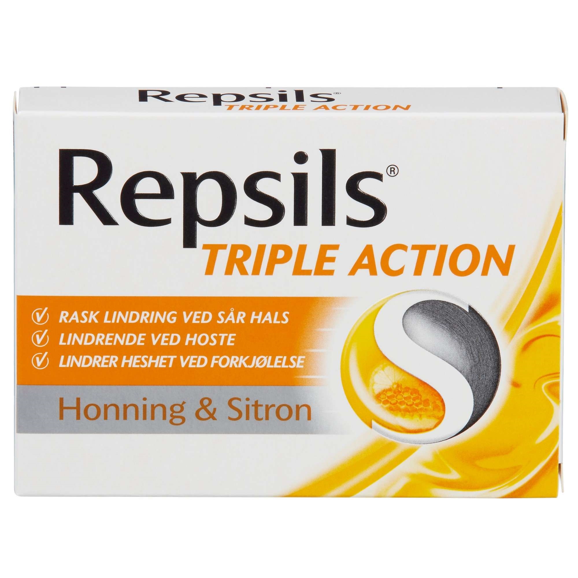 Repsils triple action honey & lemon 60g