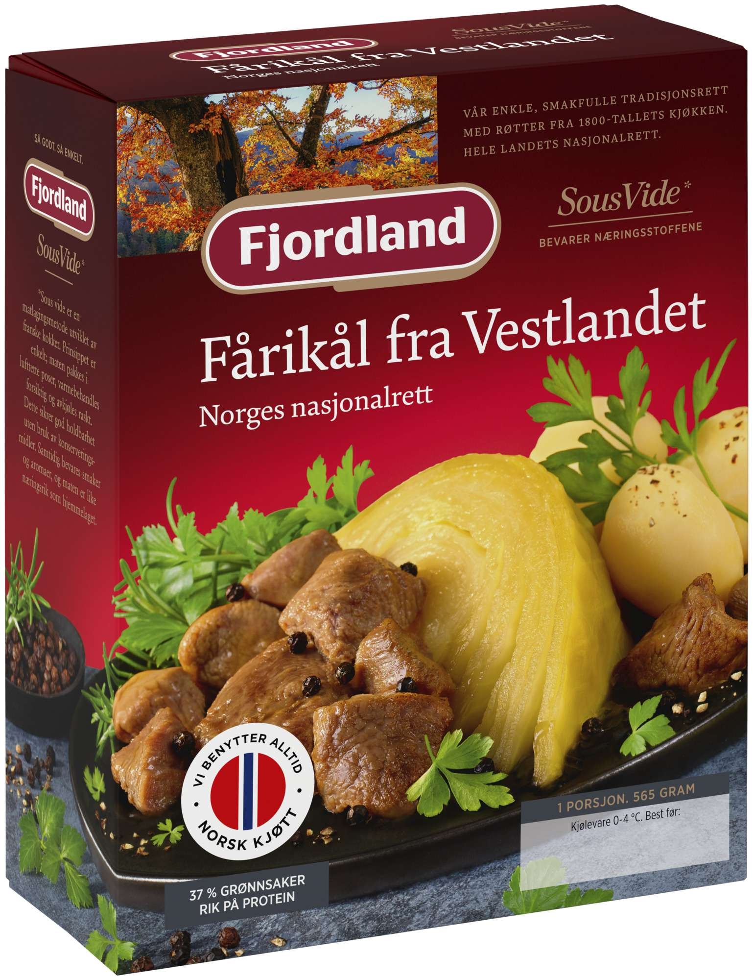 Fjordland fårikål 565g