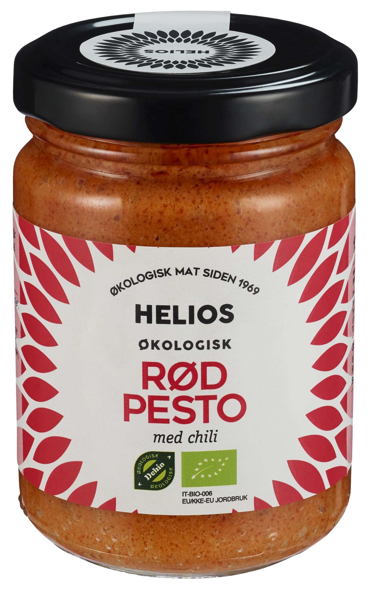 Pesto ecological red piccante 130g