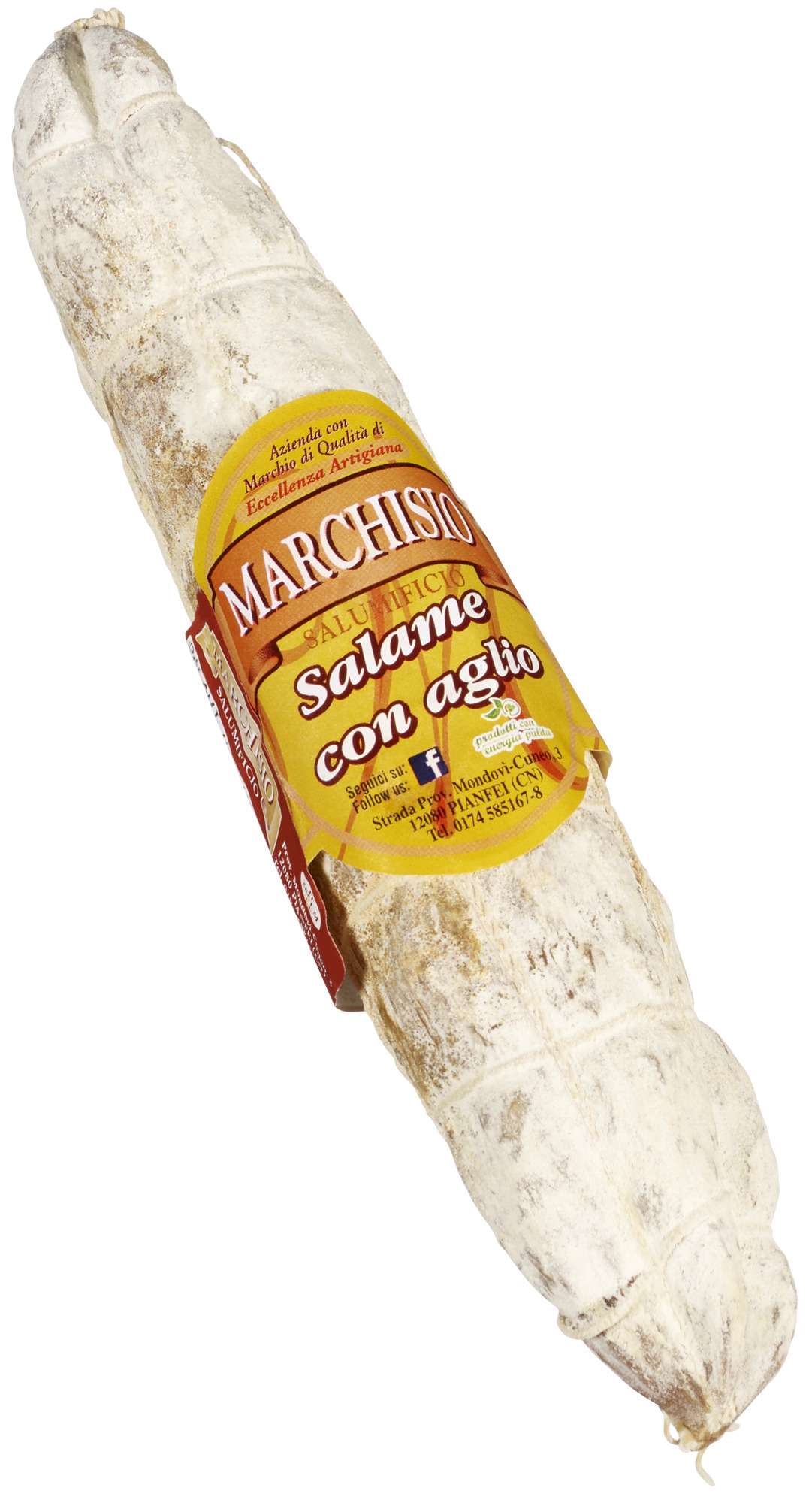Salami m/hvitløk ca300g kg