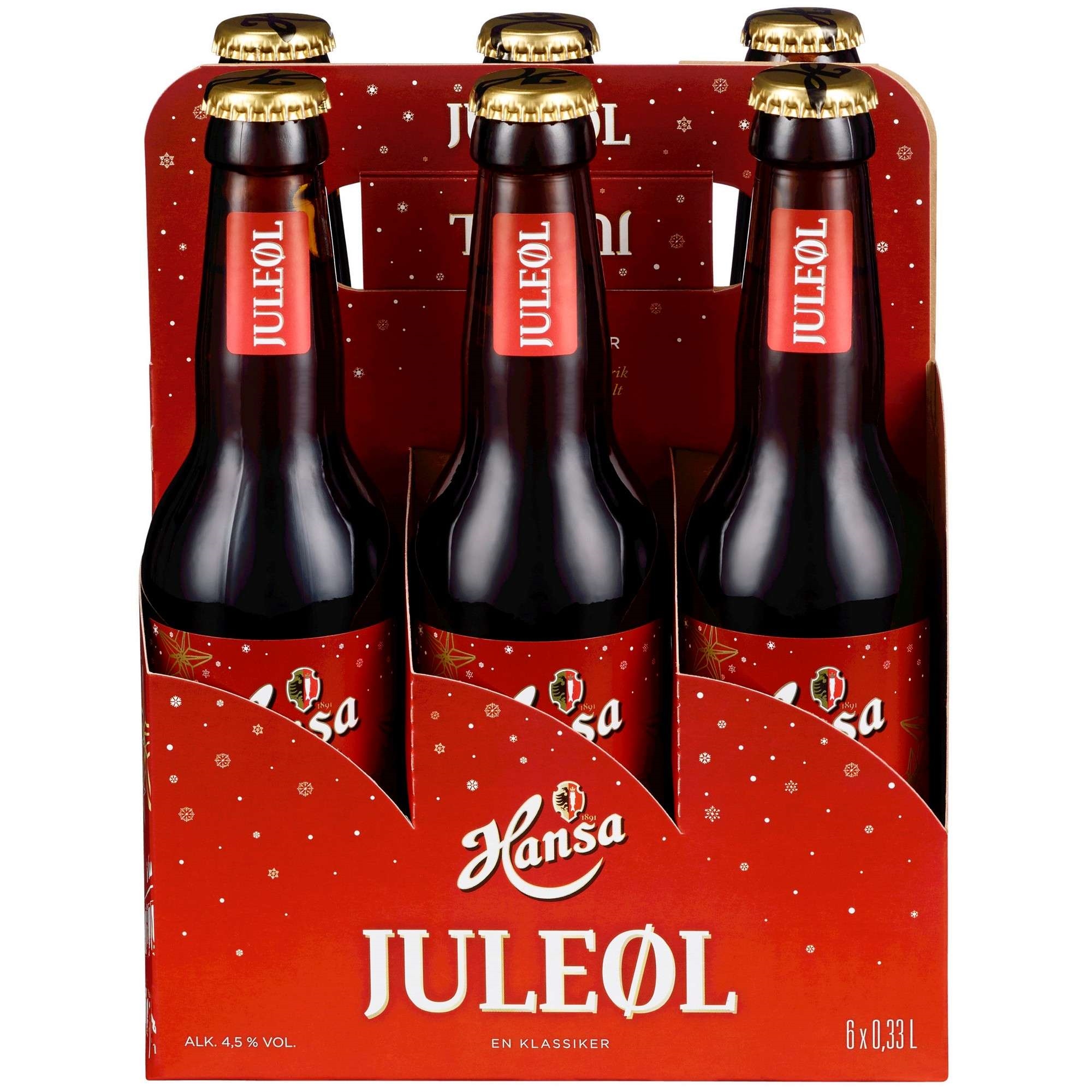 Hansa juleøl  4,7%  24x33cl