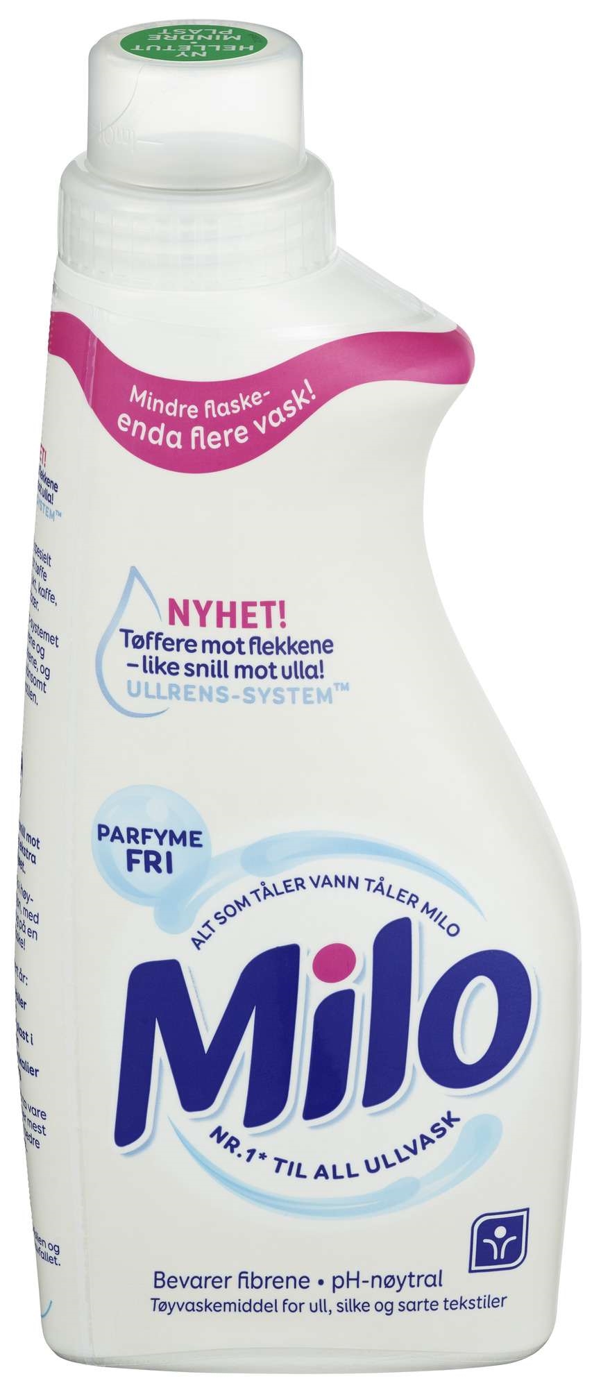 Milo tøyvask parfymefri 595ml