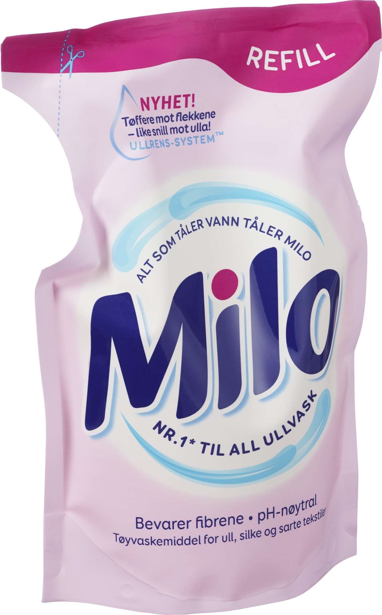 Milo tøyvask refill 490ml