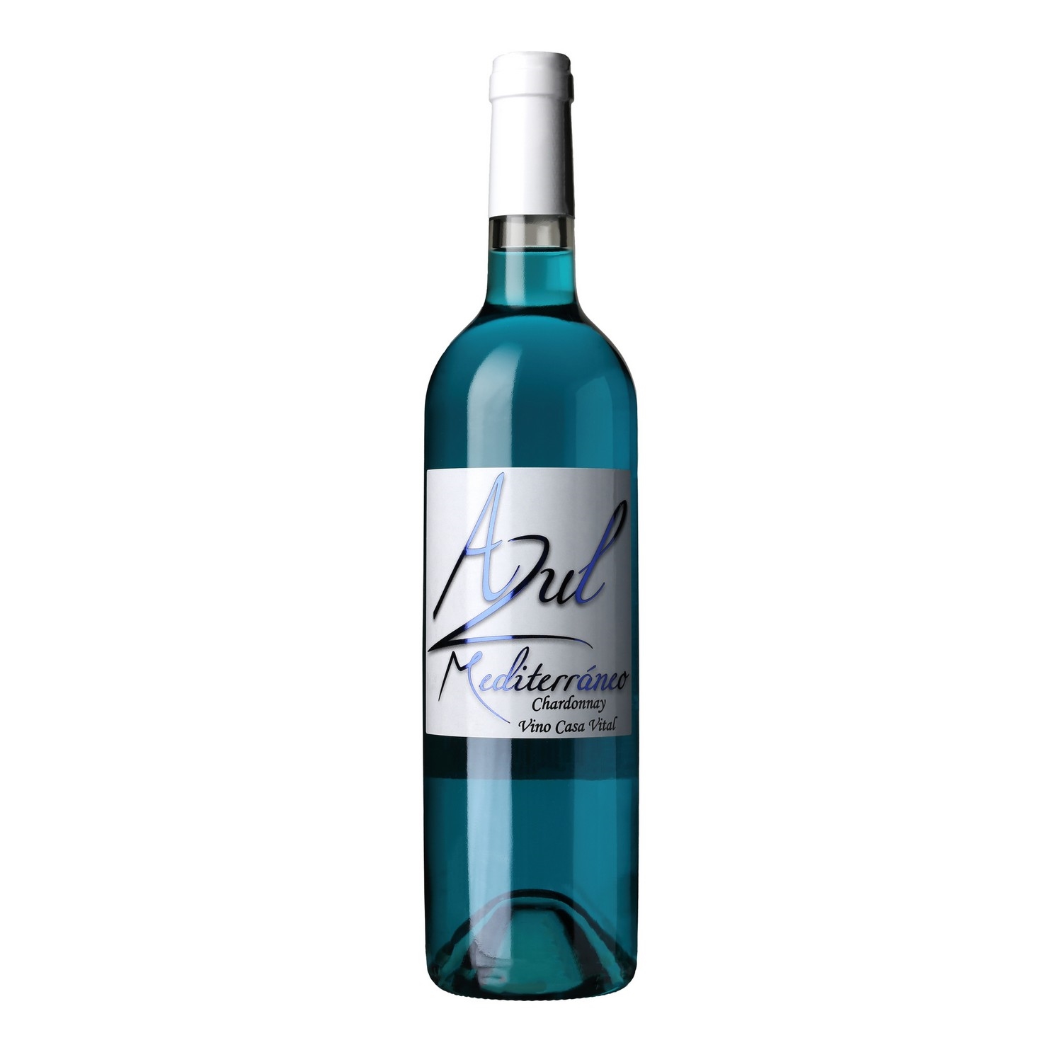 Azul mediterraneo blue wine chardonnay 11,5% 75cl