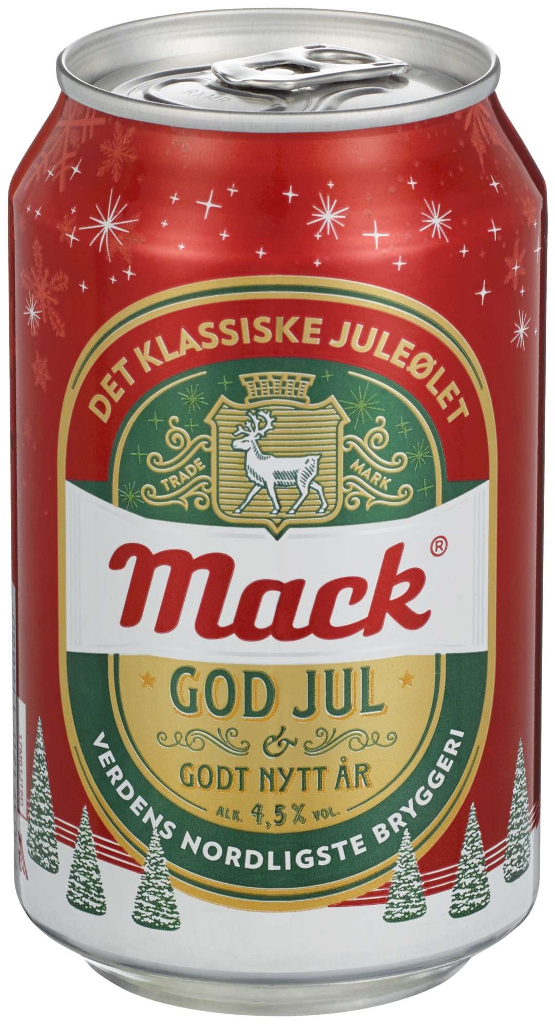 Mack juleøl kl d bx   4,5%   12x33cl