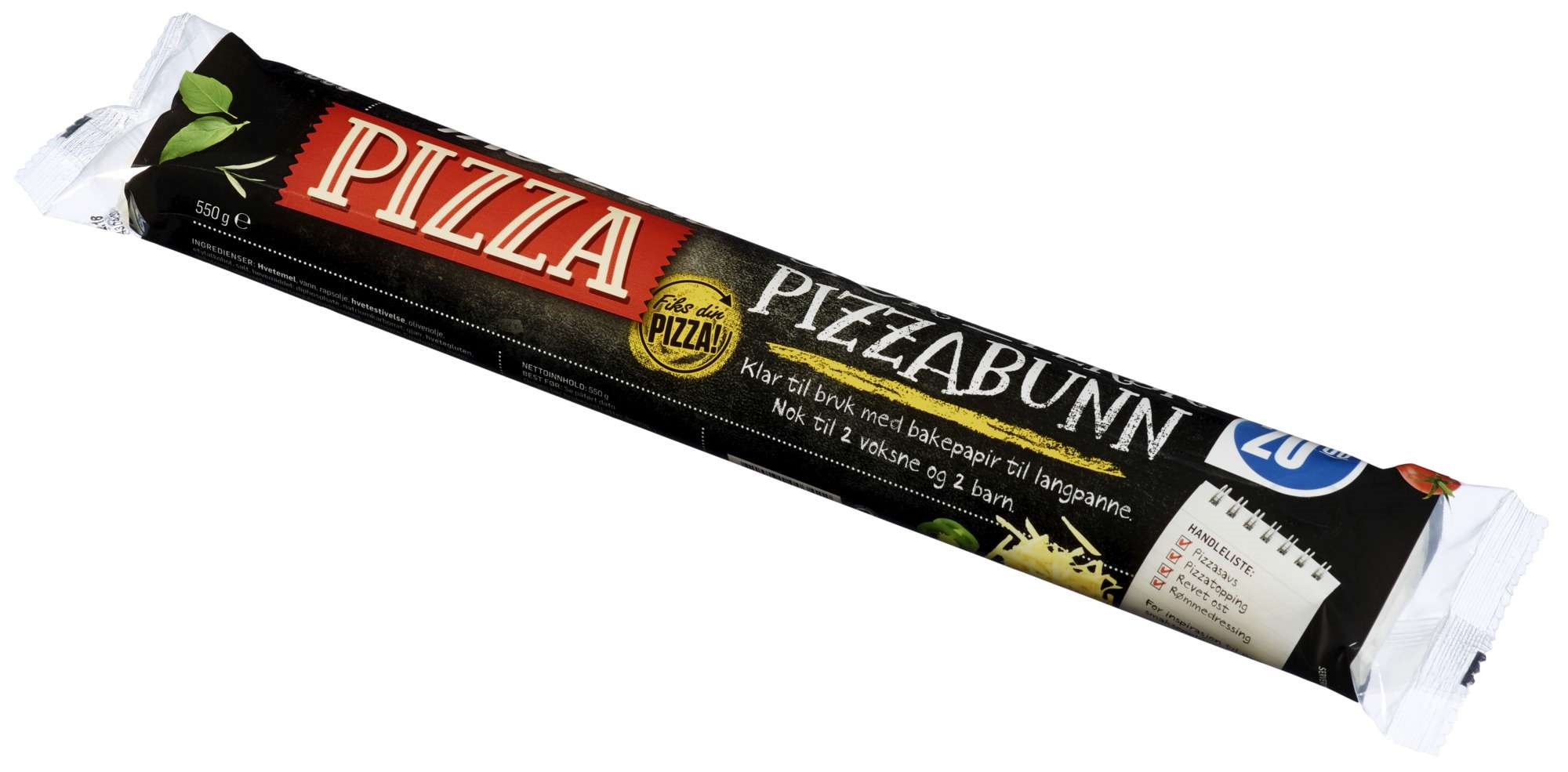 Pizzabunn familie 550g