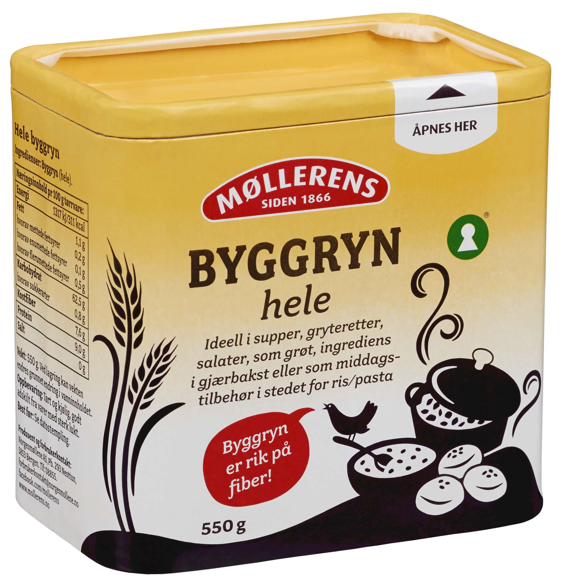 Byggryn hele 550g