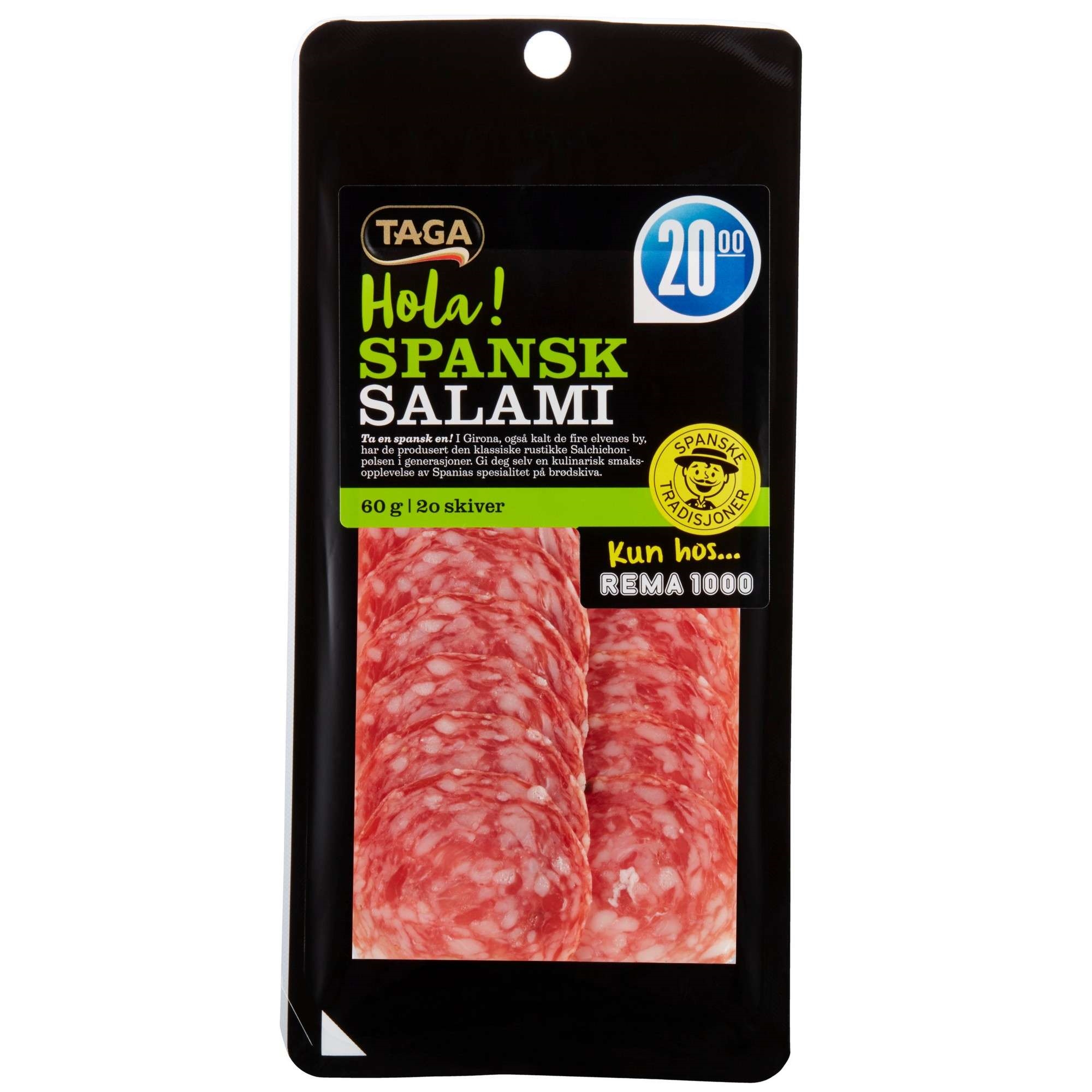 Spansk salami spekepølse 60g