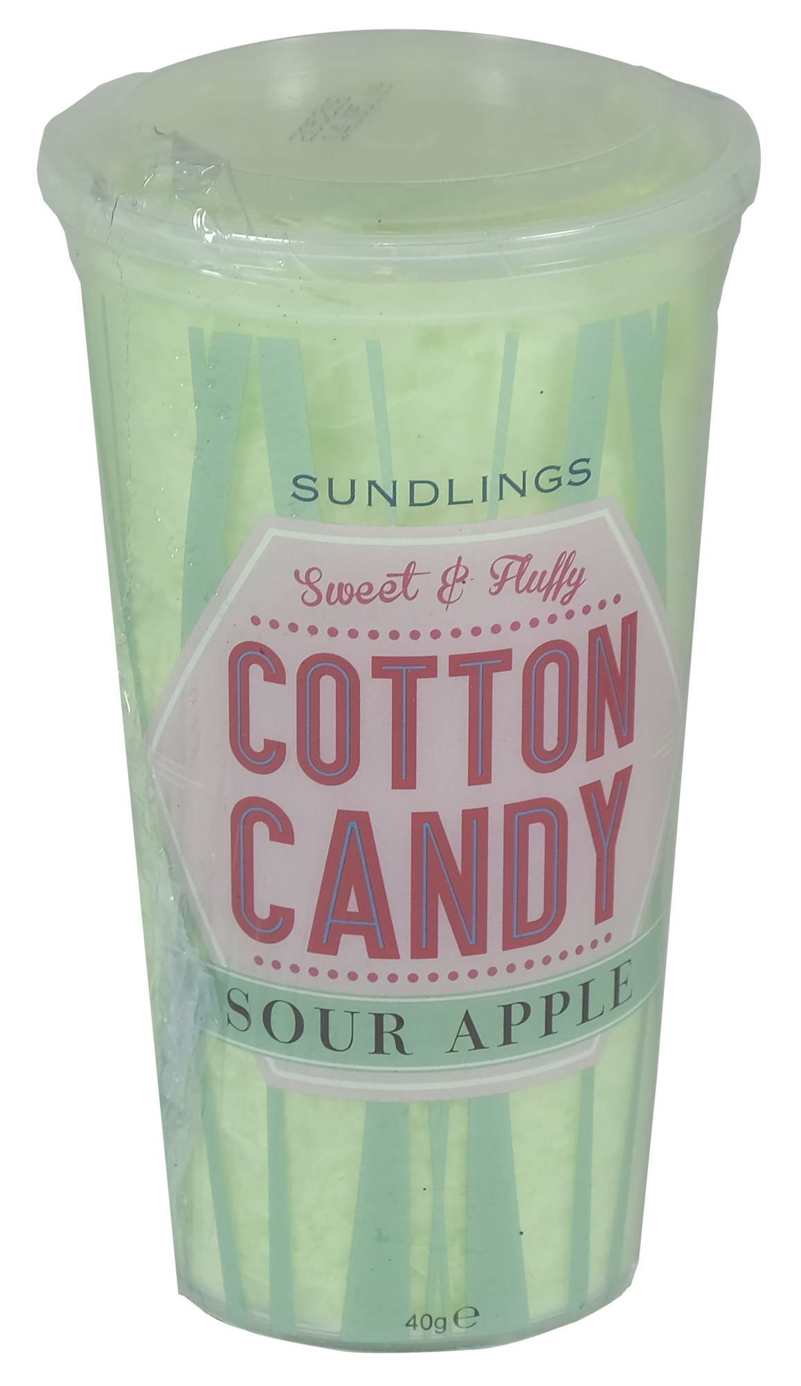 Sukkerspinn sour apple 40g