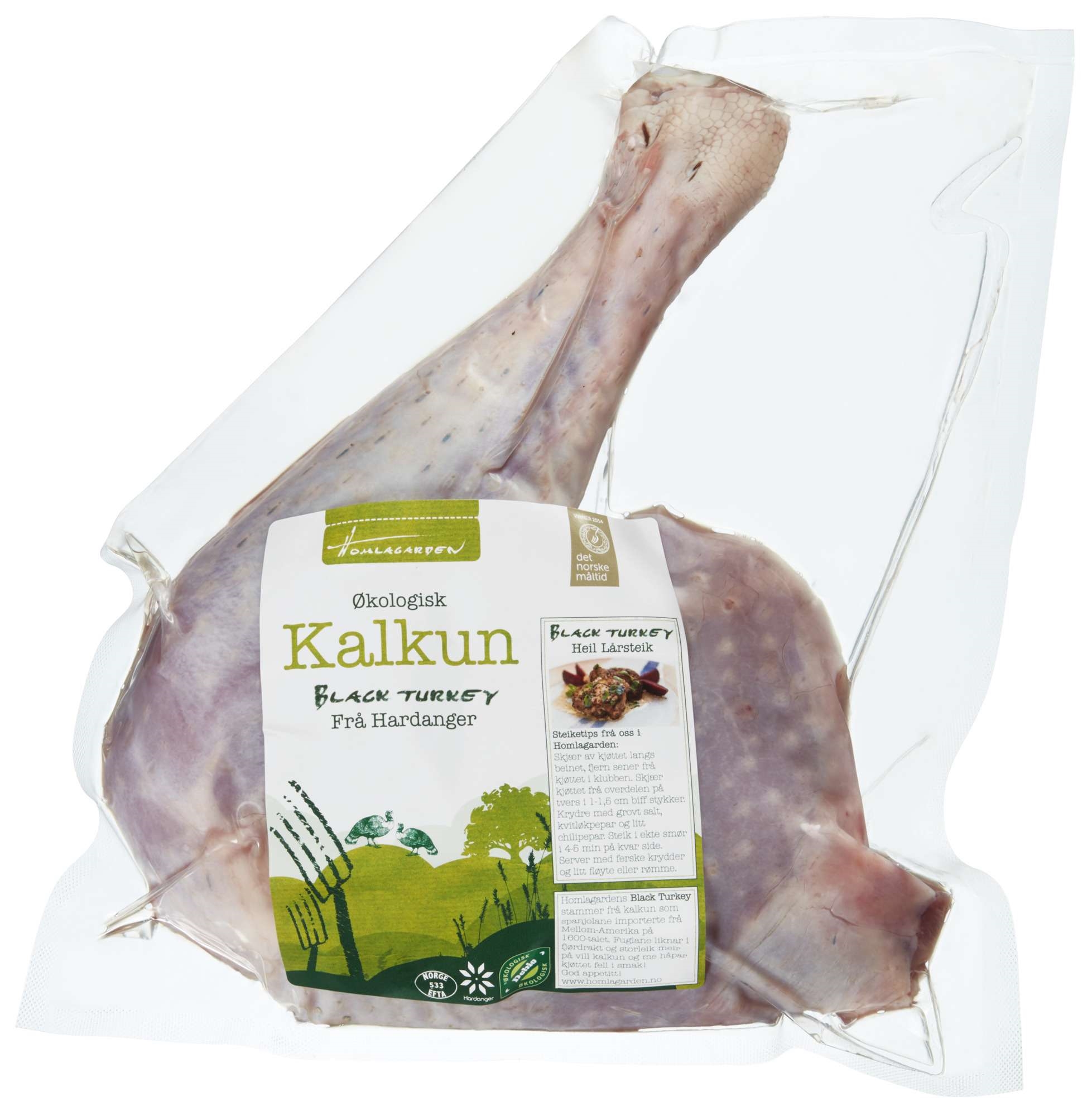 Kalkunlår black turkey ca 500g vv