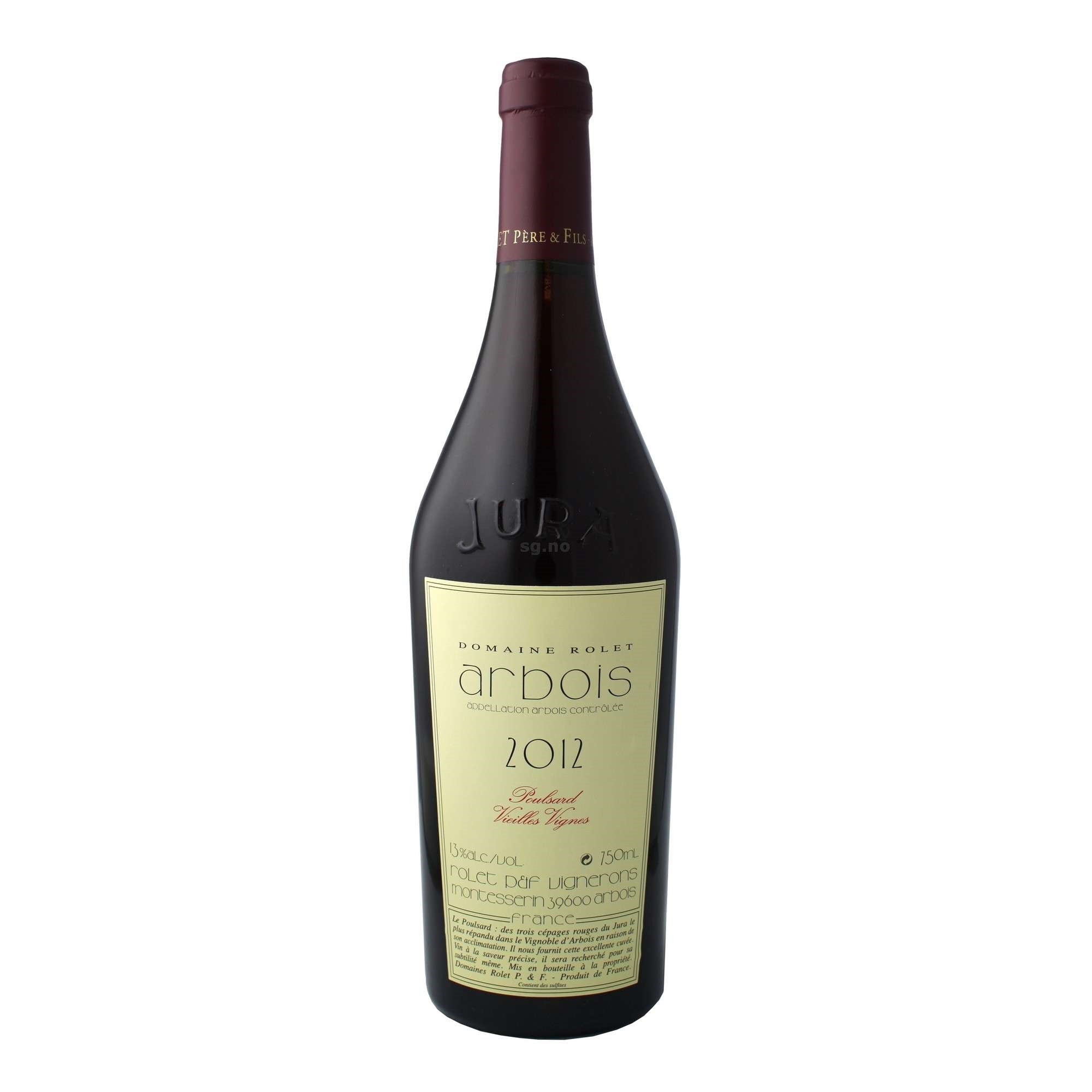 Rolet poulsard vieilles vignes  2018   12,5%  75cl