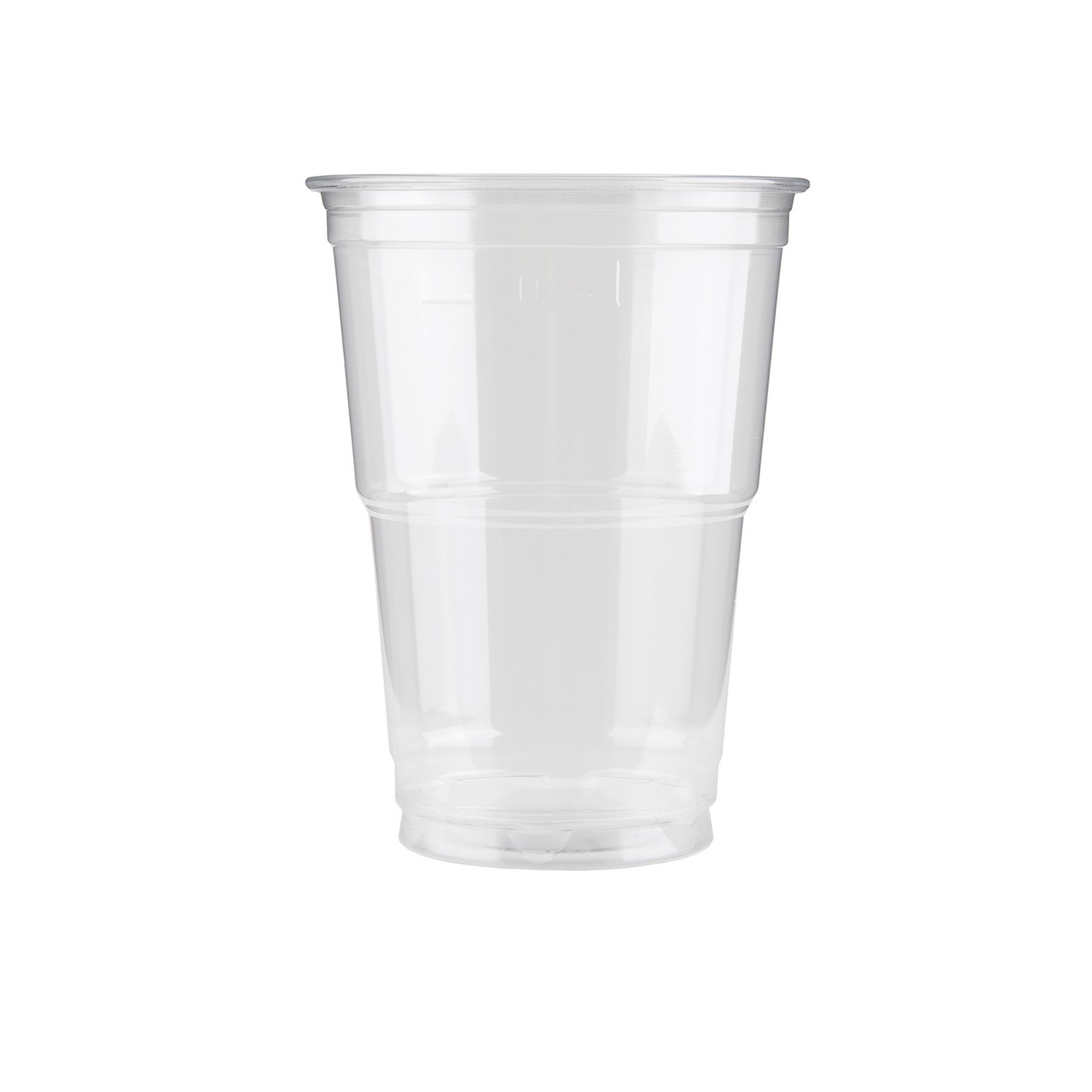 Plastbeger 0.4l klar pet 50stk