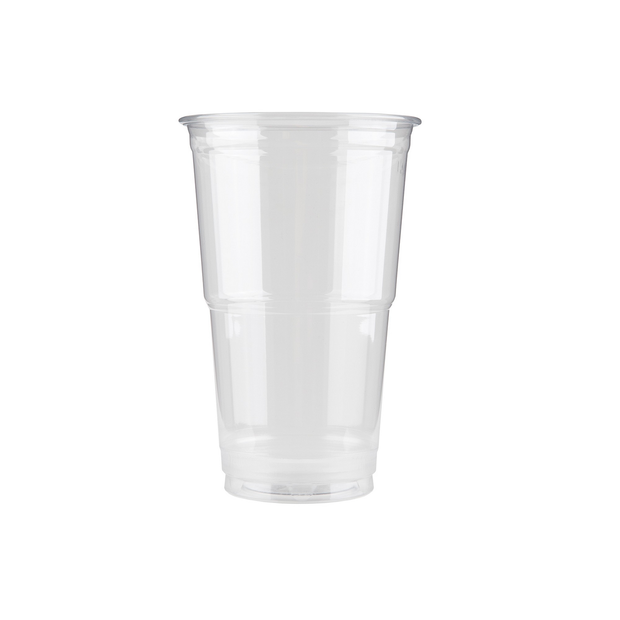 Plastglass 0.5l klar pet 50stk