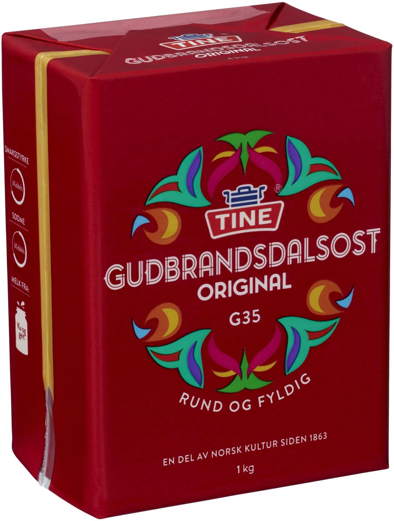 Gudbrandsdalsost 28%   1kg