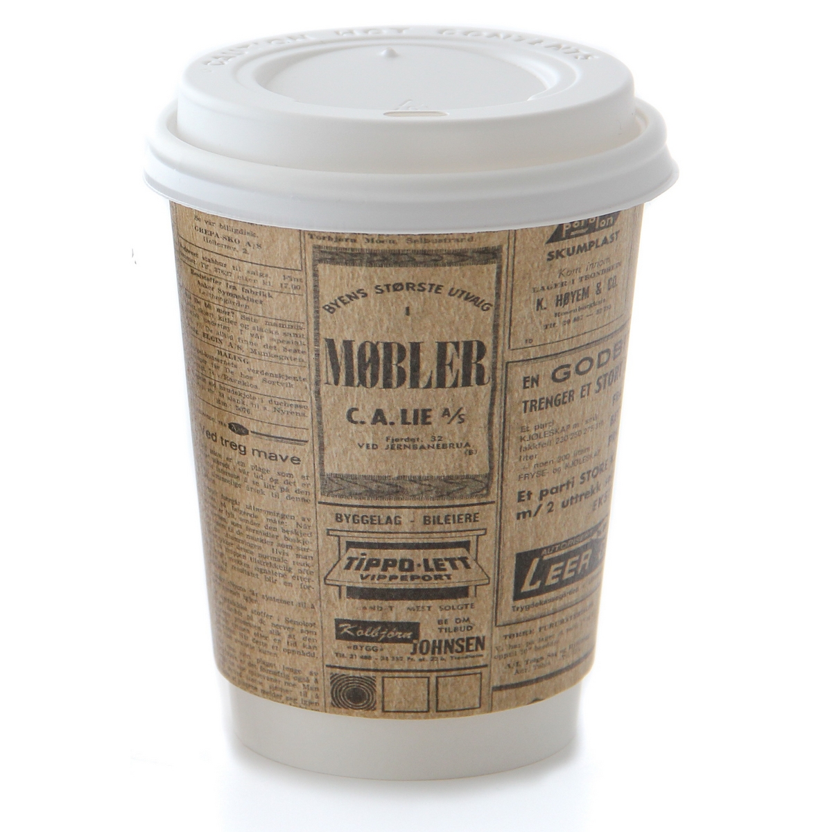 Avisserien kaffebeger dw 12oz 35cl   500stk