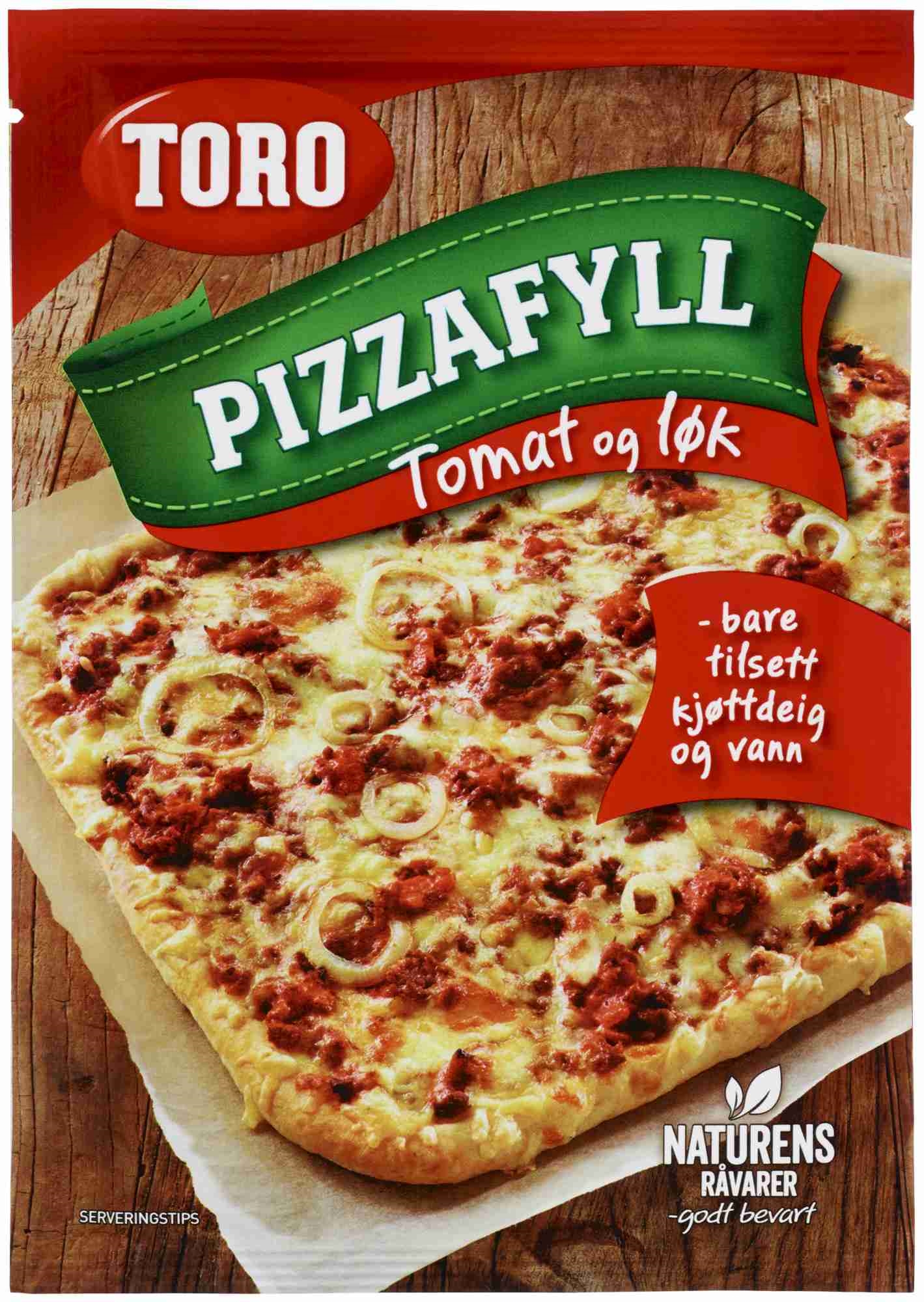 Pizzafyll m/tomat løk 52g