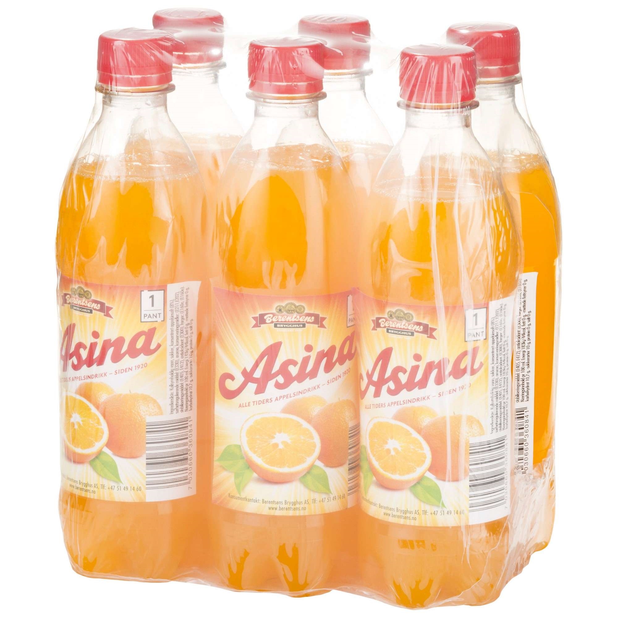 Berentsens asina brus m/appelsinsmak 24x50cl