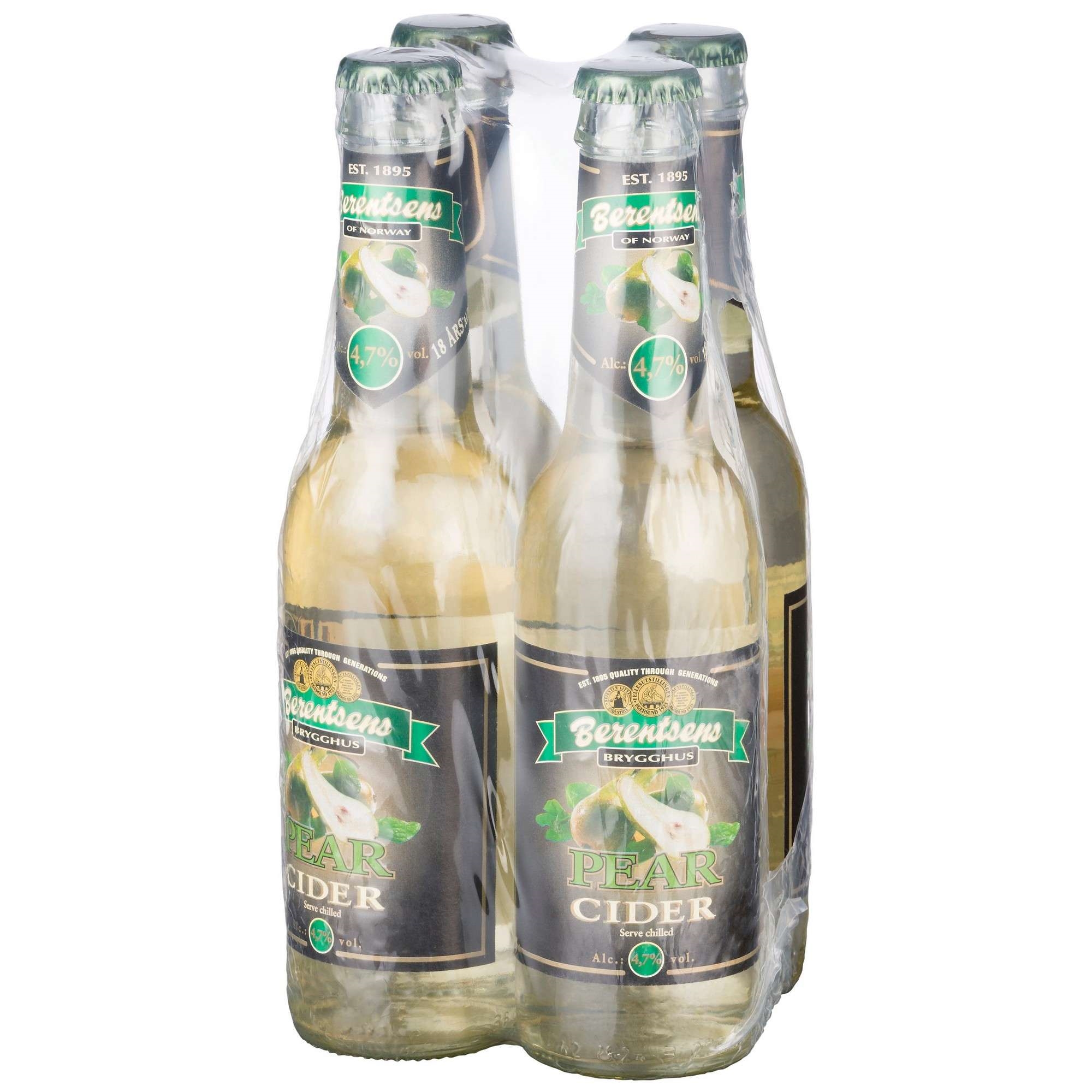 Berentsens pærecider fl 4,7% 24x27,5cl