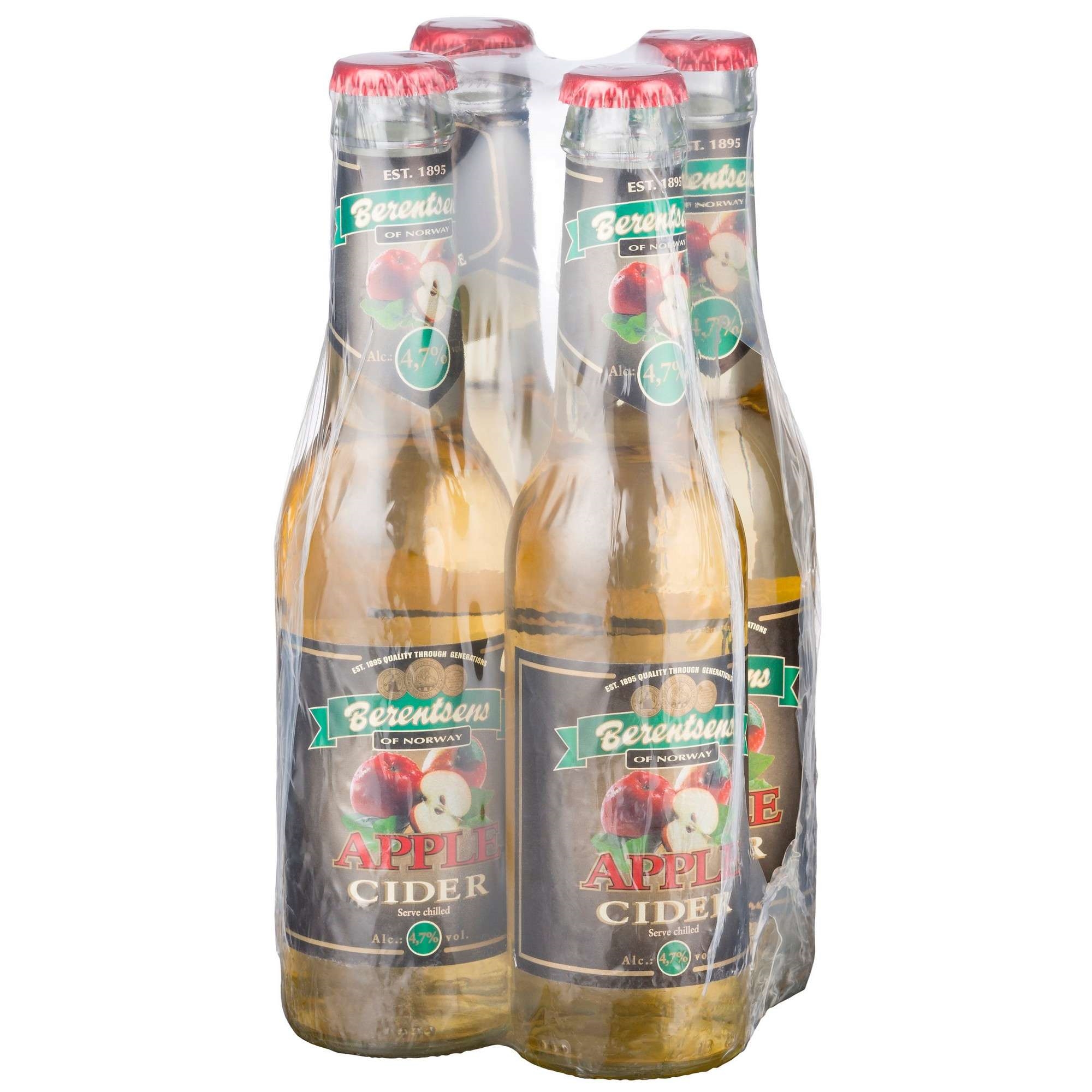 Berentsens eplecider fl 4,7% 24x27,5cl