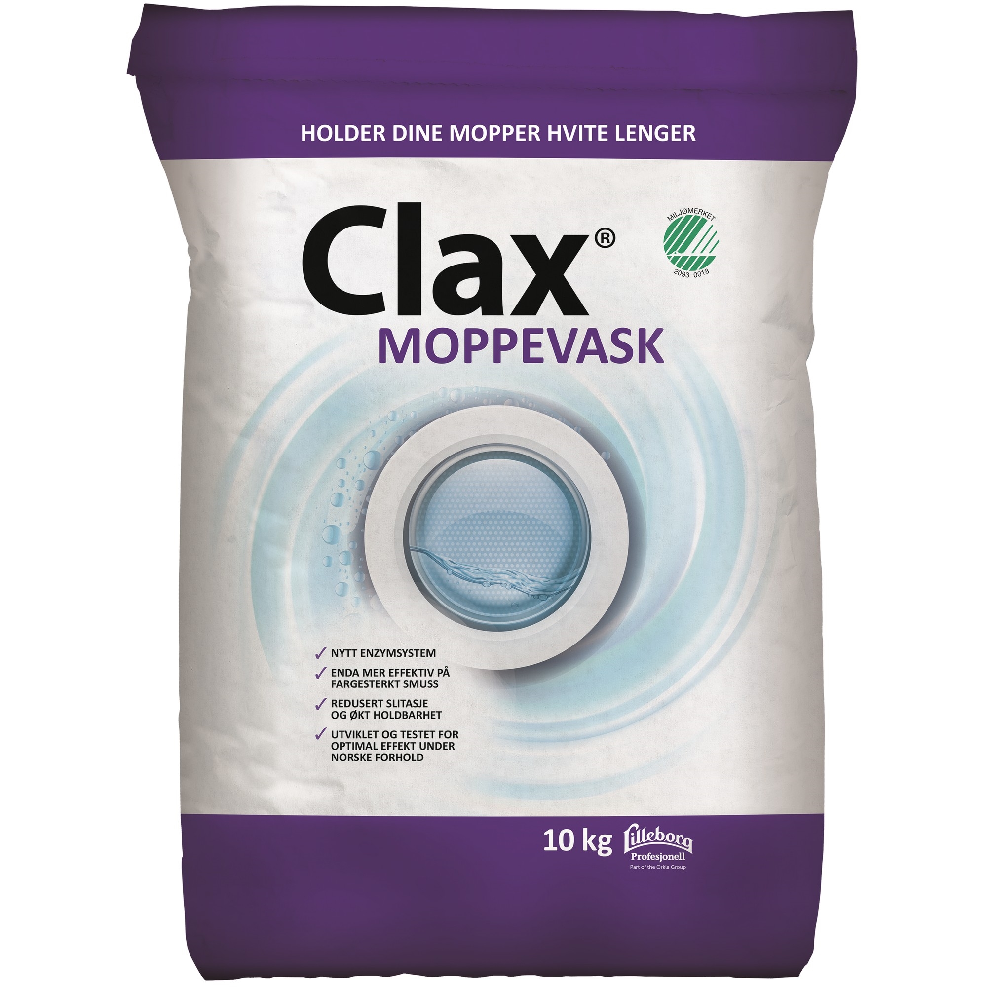 Clax moppevask 10kg