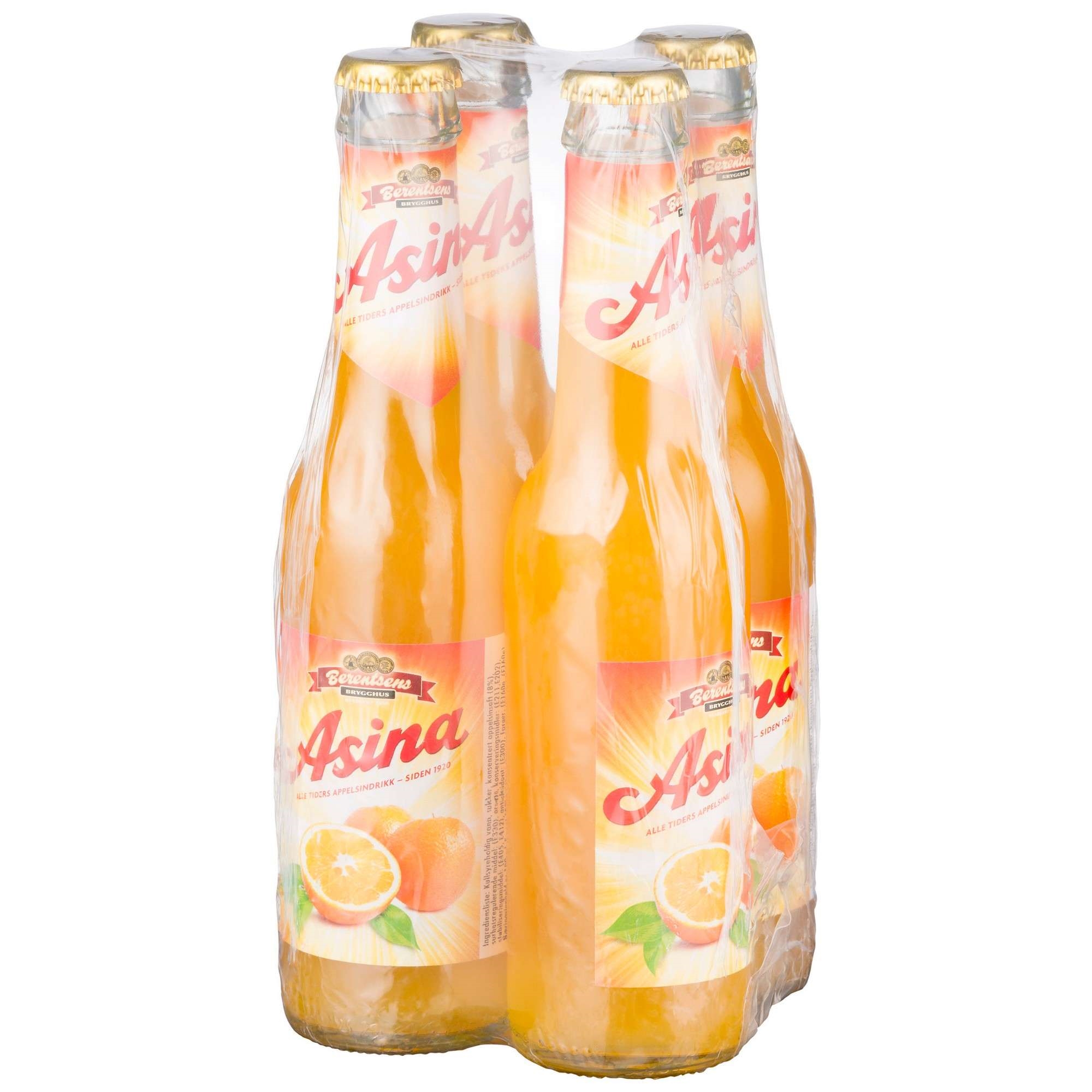 Berentsens asina brus m/appelsinsmak 24x27,5cl