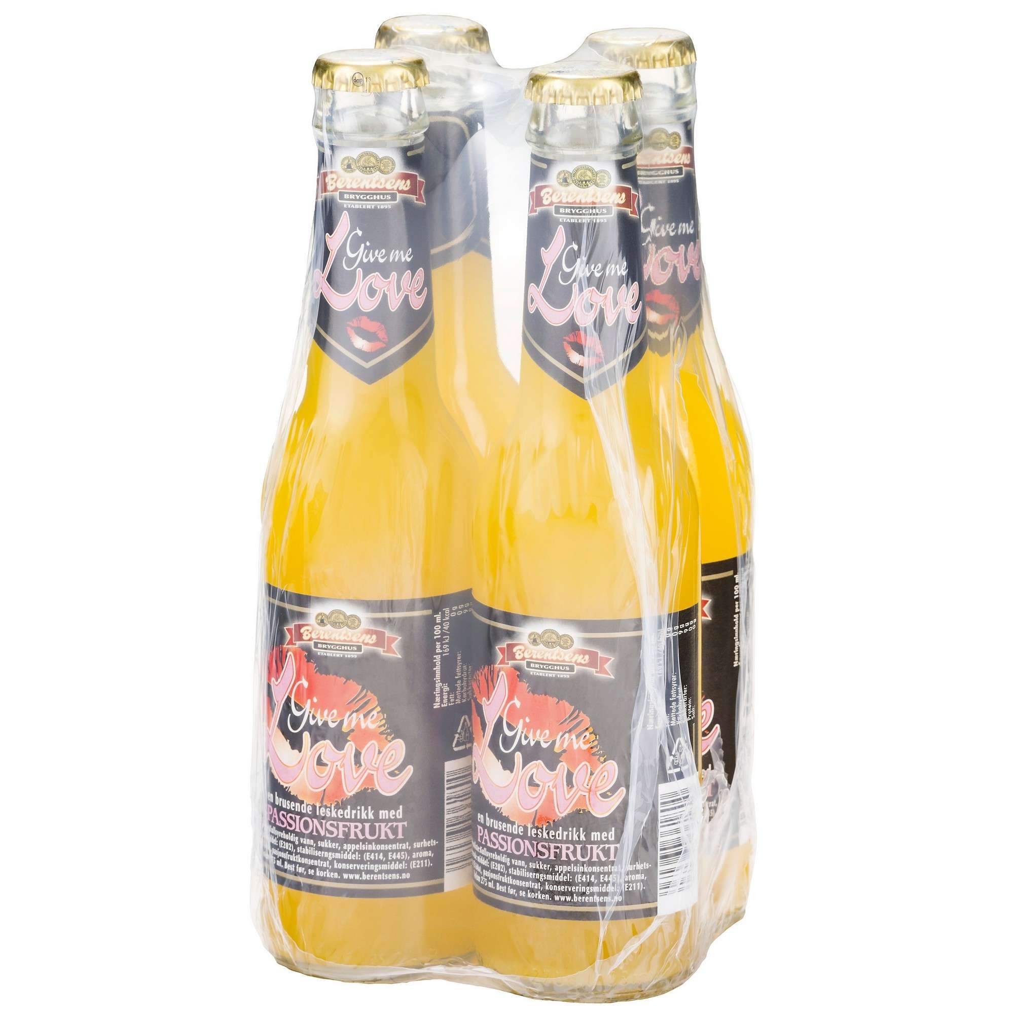 Berentsens love passion m/pasjonsfrukt fl 24x27,5cl