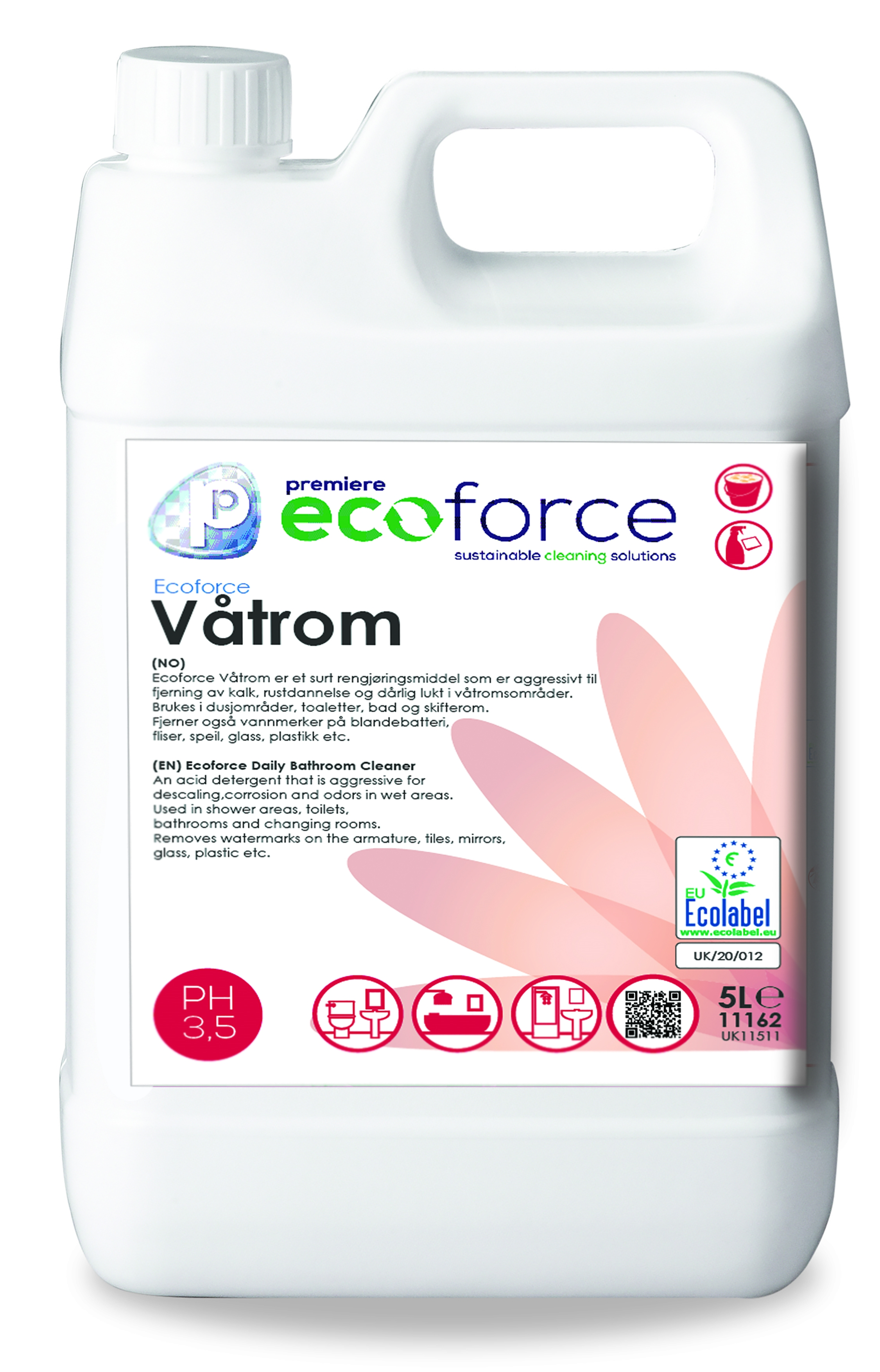 Ecoforce våtrom 5l