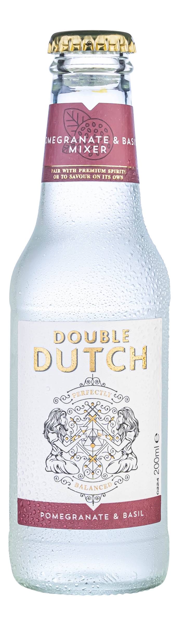Double dutch pomegranate & basil tonic 24x20cl