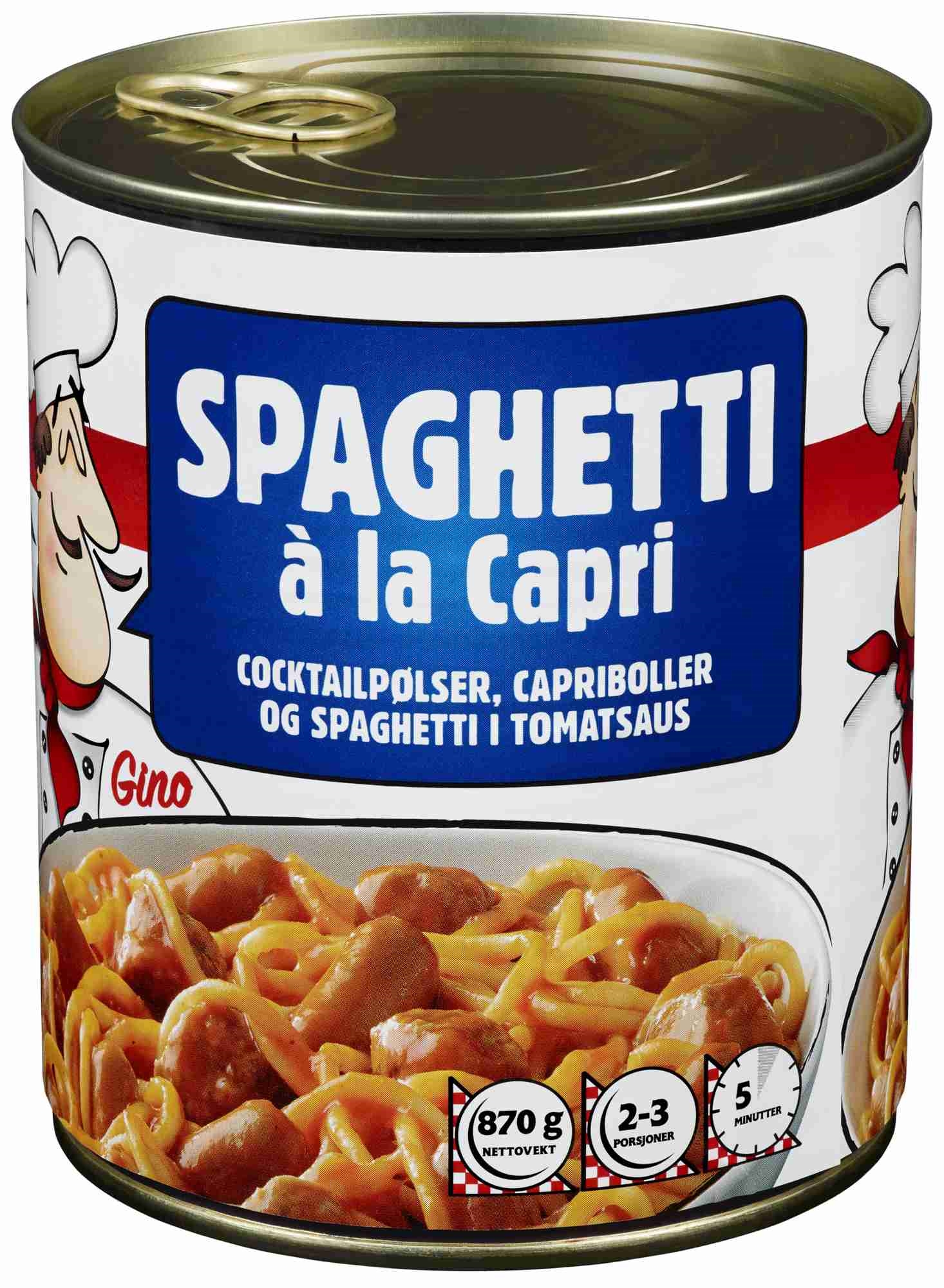 Spaghetti a la capri   870g