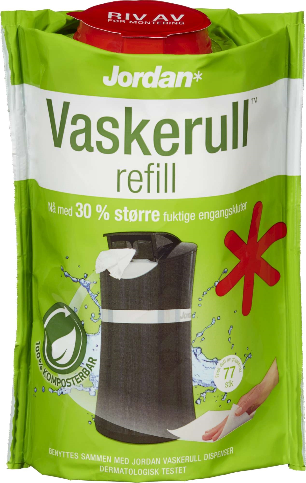 Jordan vaskerull refill g2 77stk