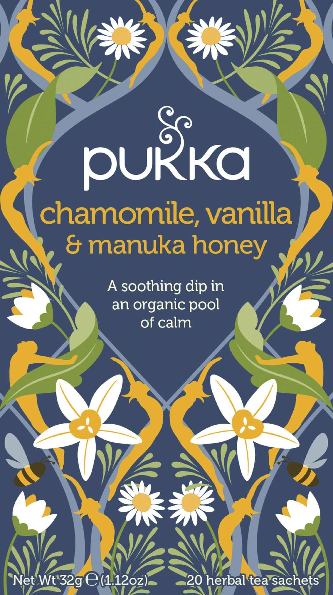 Chamomile vanilla honey pukka  ecol.  20pce