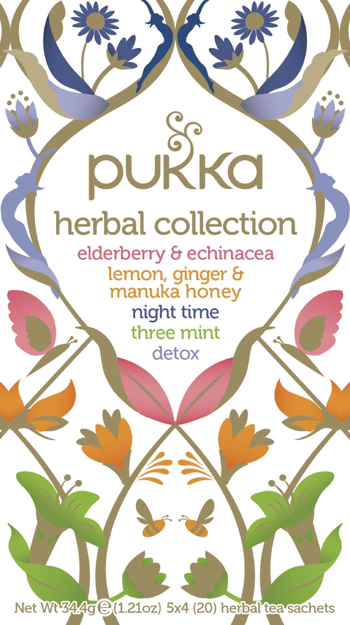 Herbal collection, pukka urtete  økol.   20stk