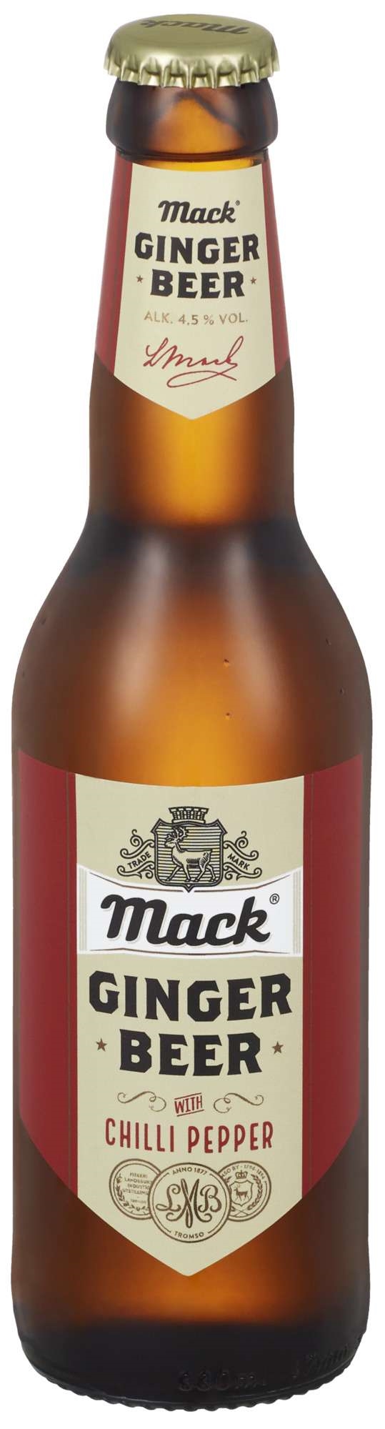 Mack ginger beer chili   4,5%   12x33cl