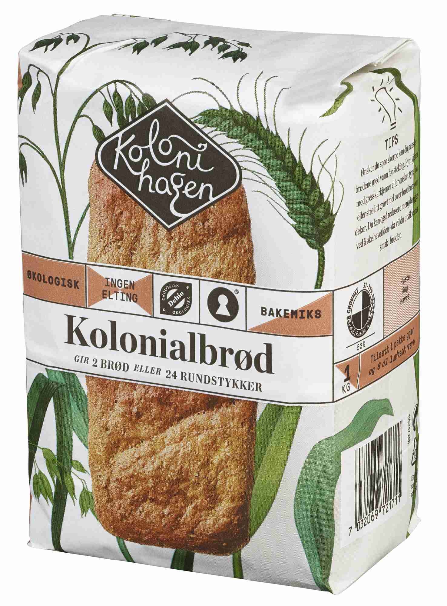 Brødmiks kolonial økol. 1kg