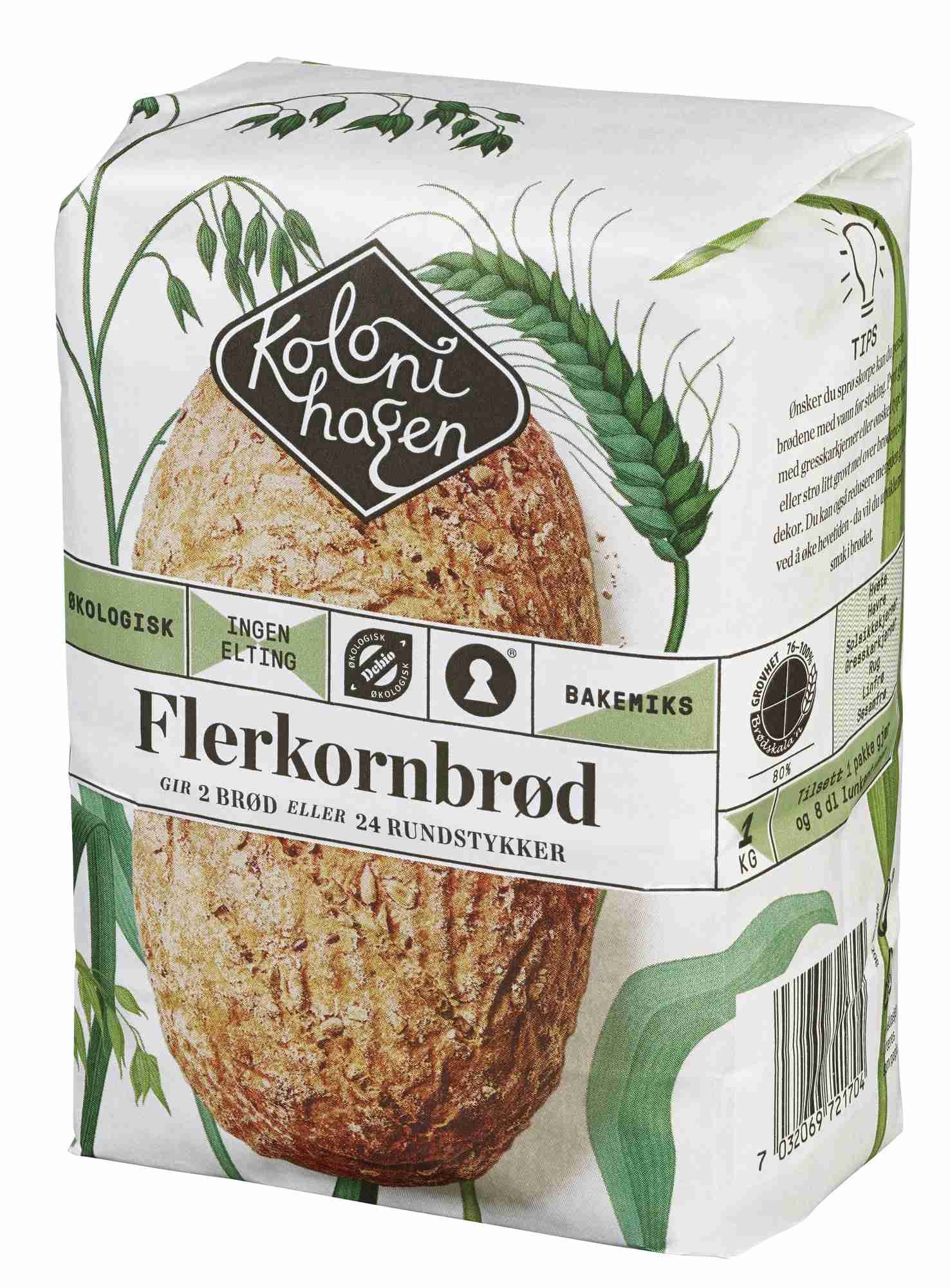 Brødmiks 7-korn økol. 1kg