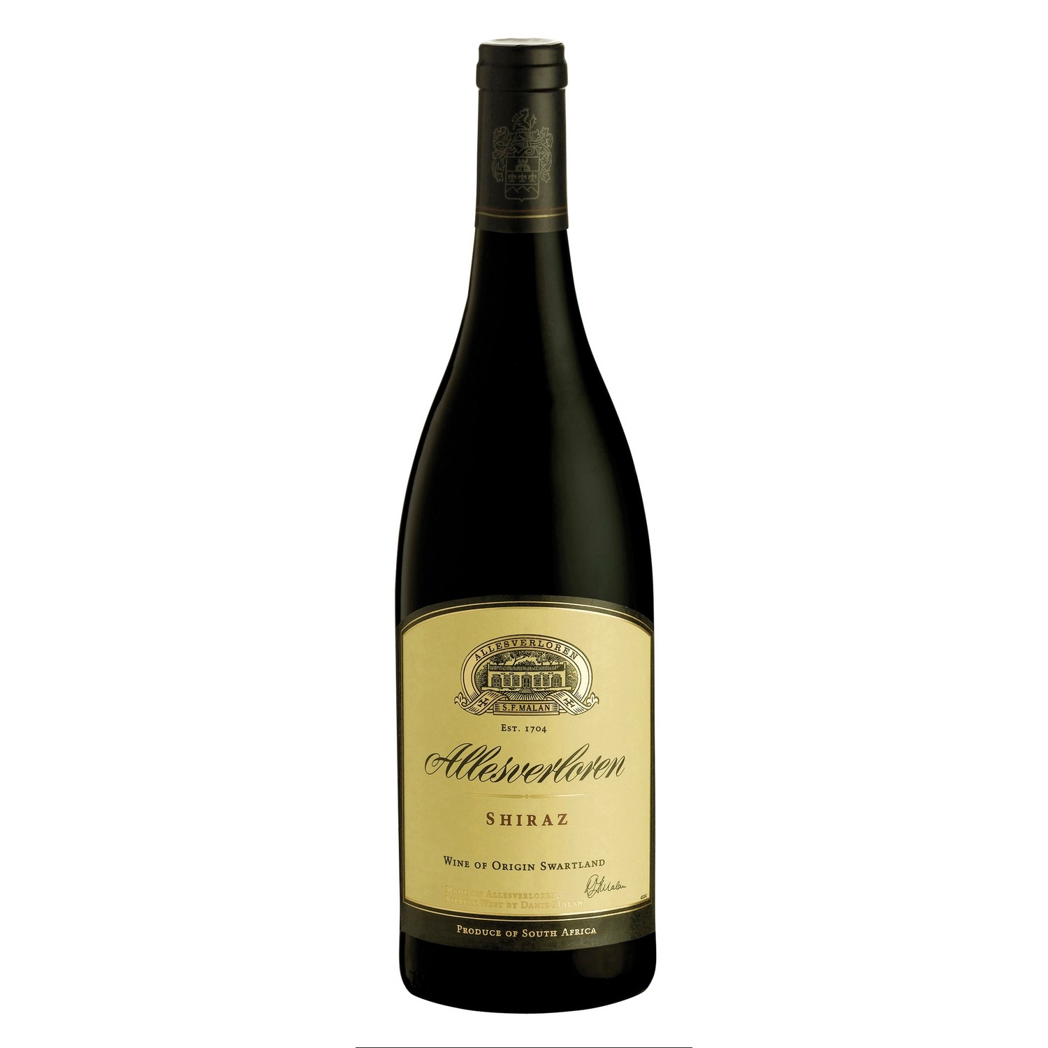 Allesverloren shiraz   14,5%   75cl
