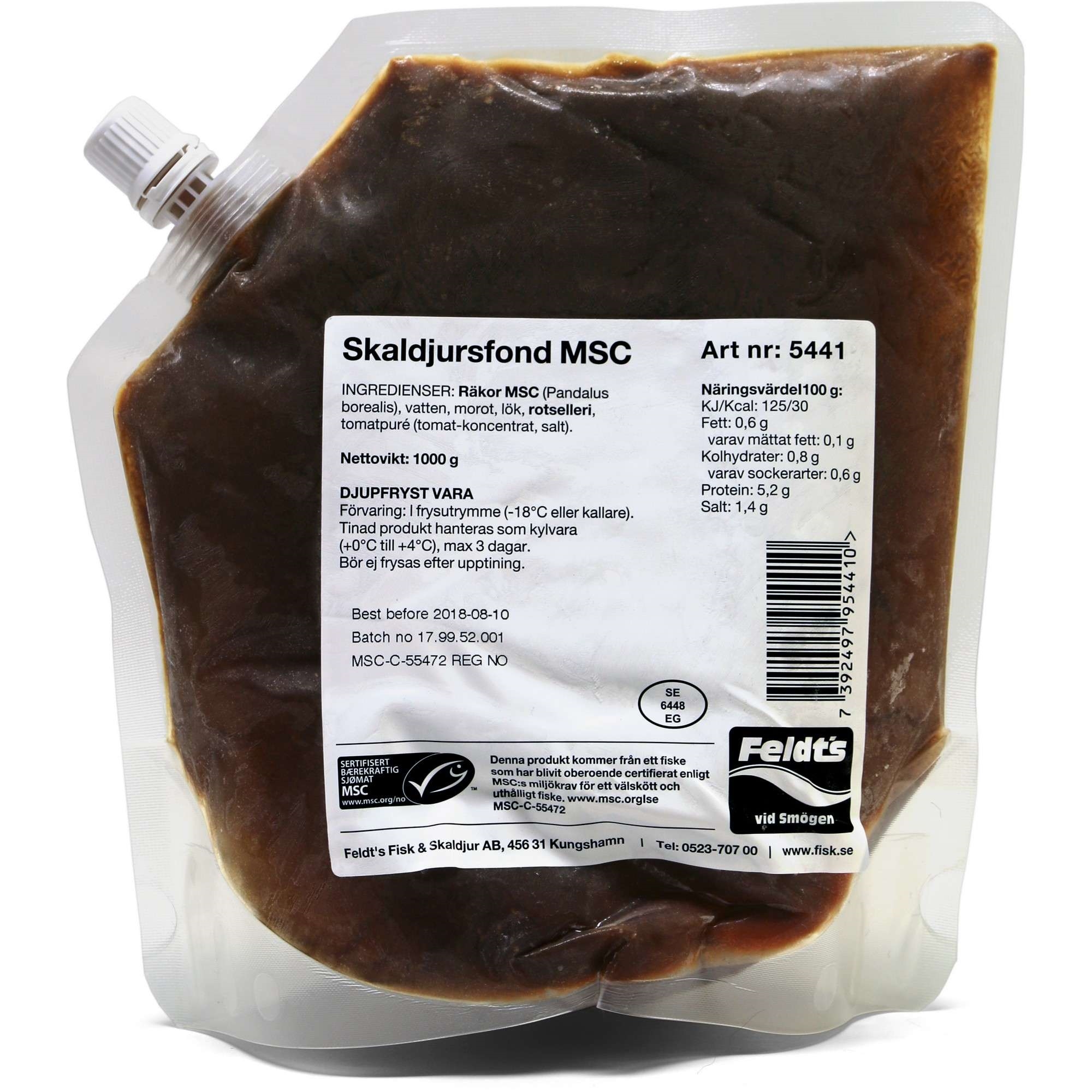Skalldyrfond msc    5x1kg