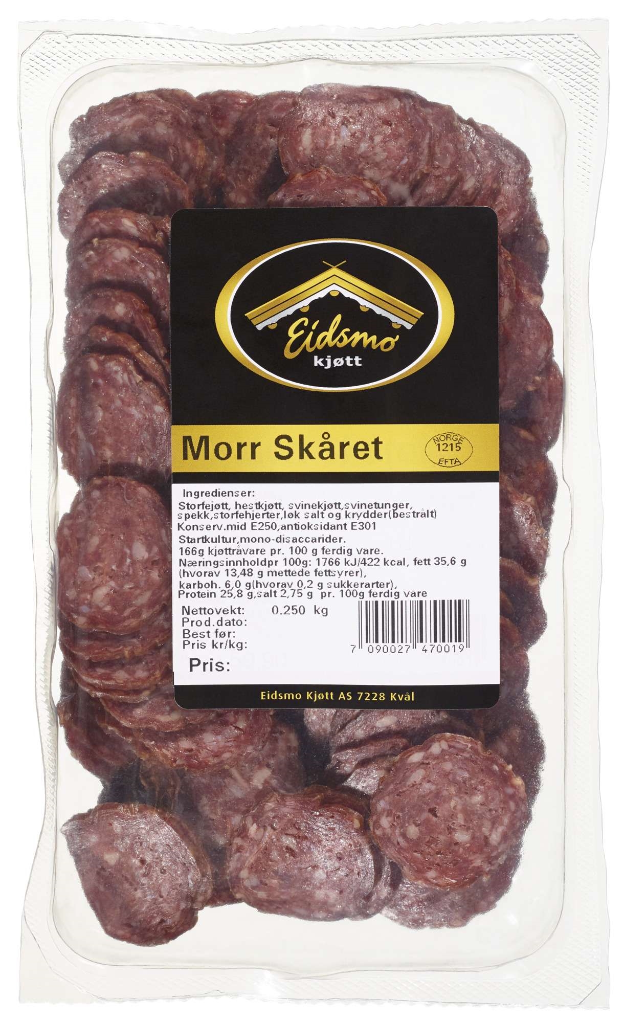 Morr skåret 250g