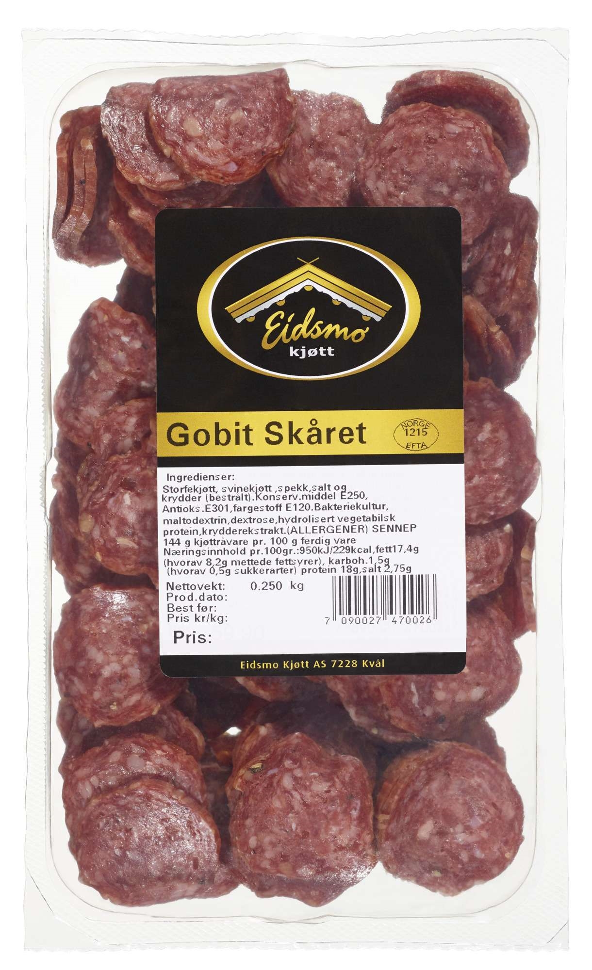 Gobit skåret 250g