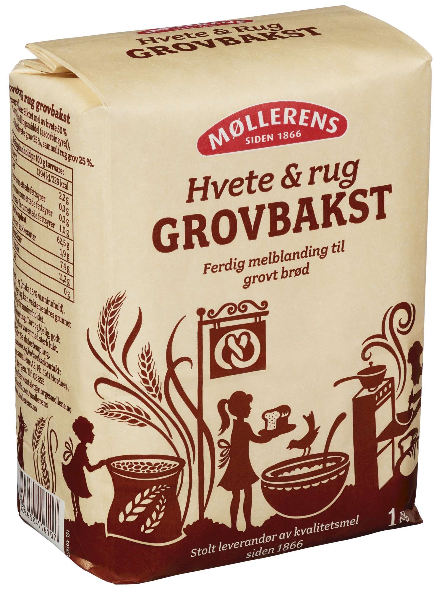 Grovbakstmel            1kg