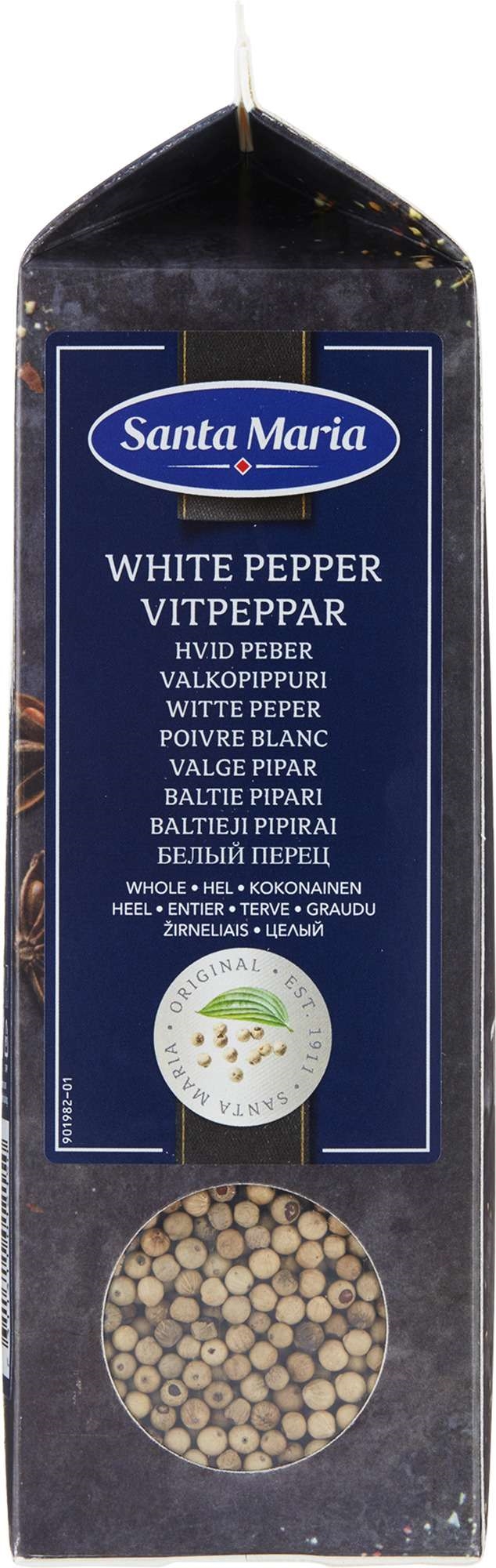 Hvit pepper hel 550g