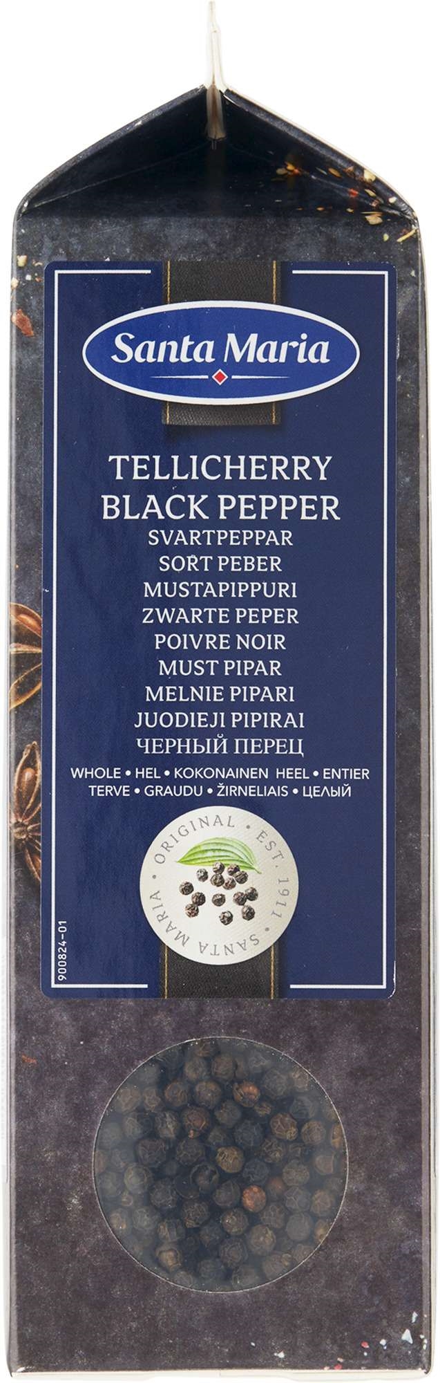 Black pepper tellicherry whole   450grm