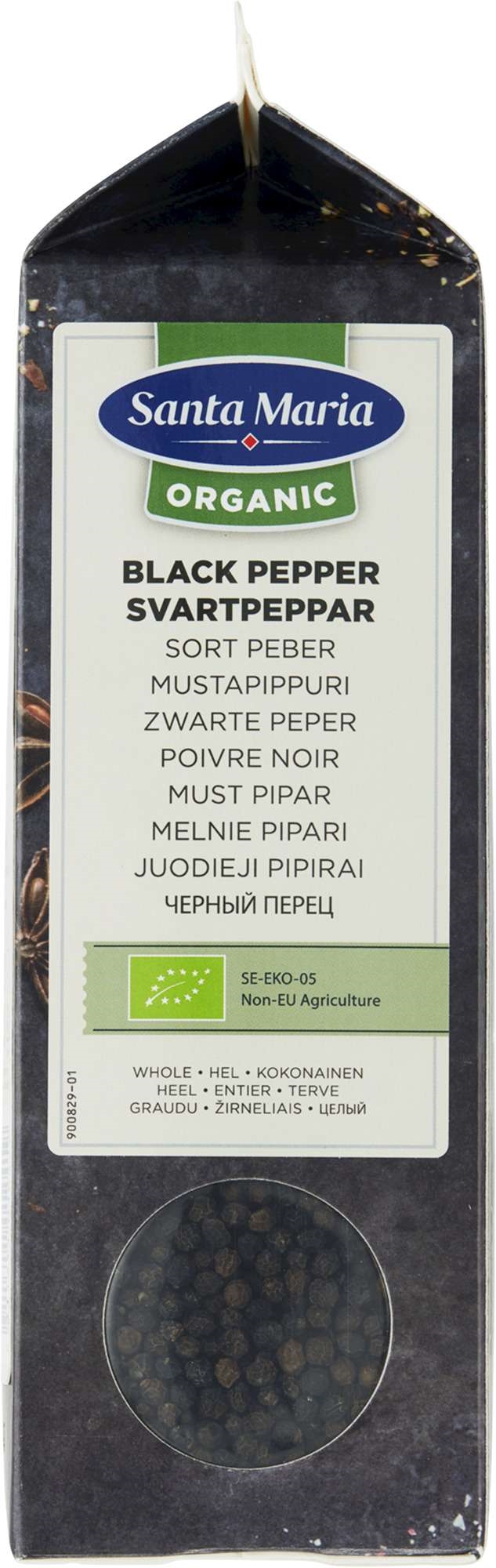 Black pepper whole eco   450grm
