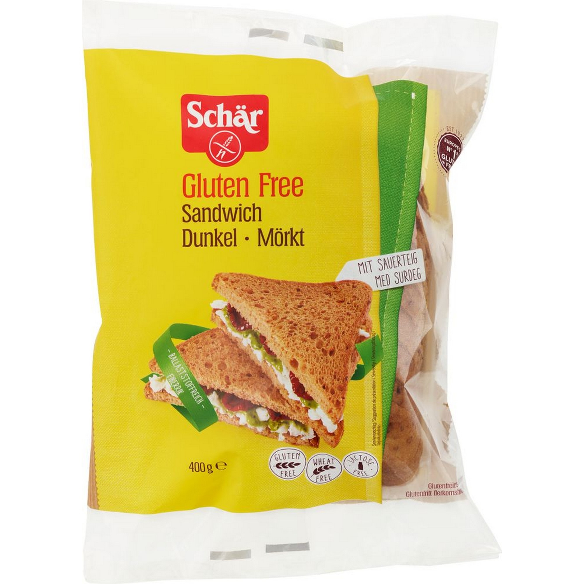 Mørkt brød sandwich   400g