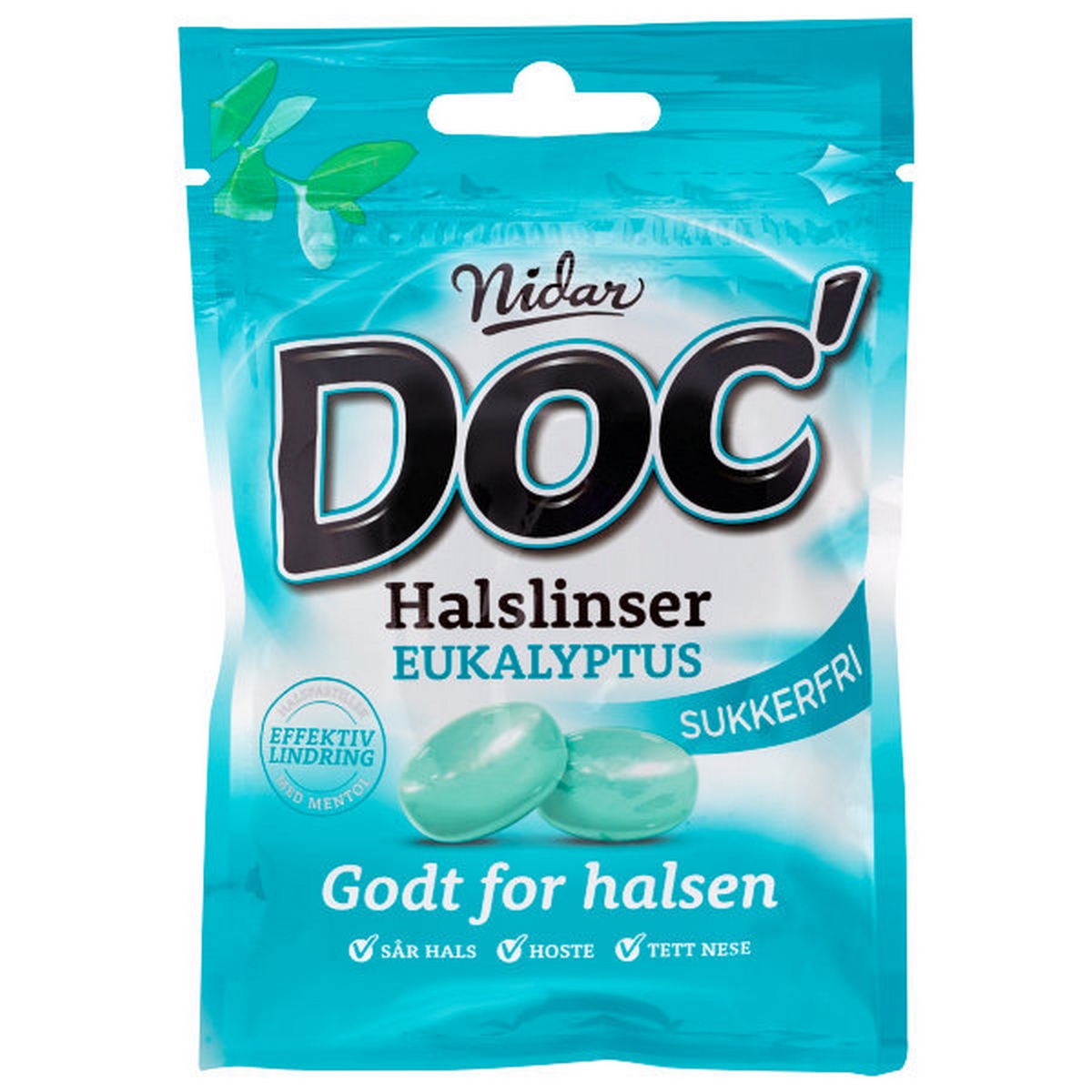 Doc eukalyptus sukkerfri 50g