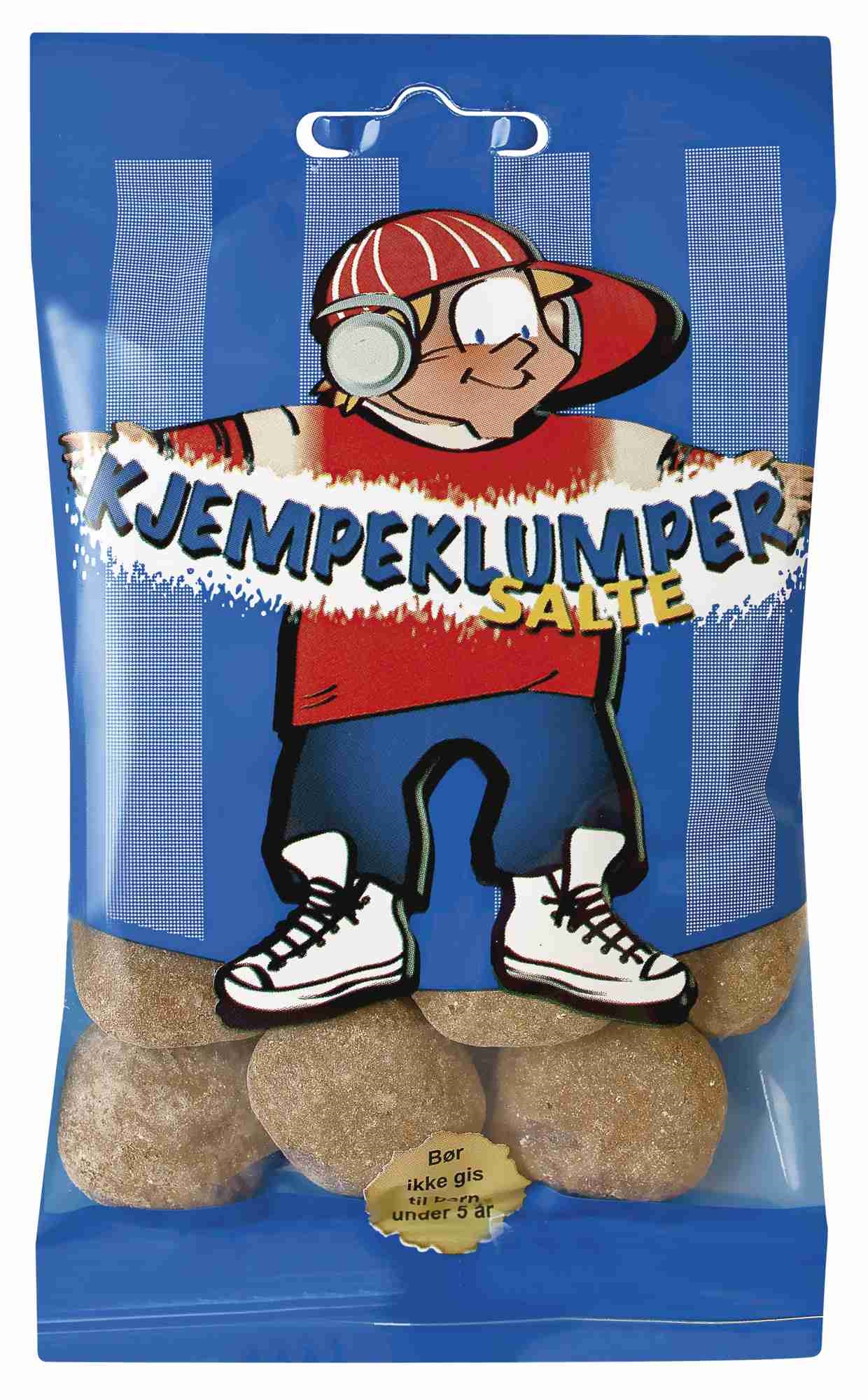 Kjempeklumper pose salte   80g